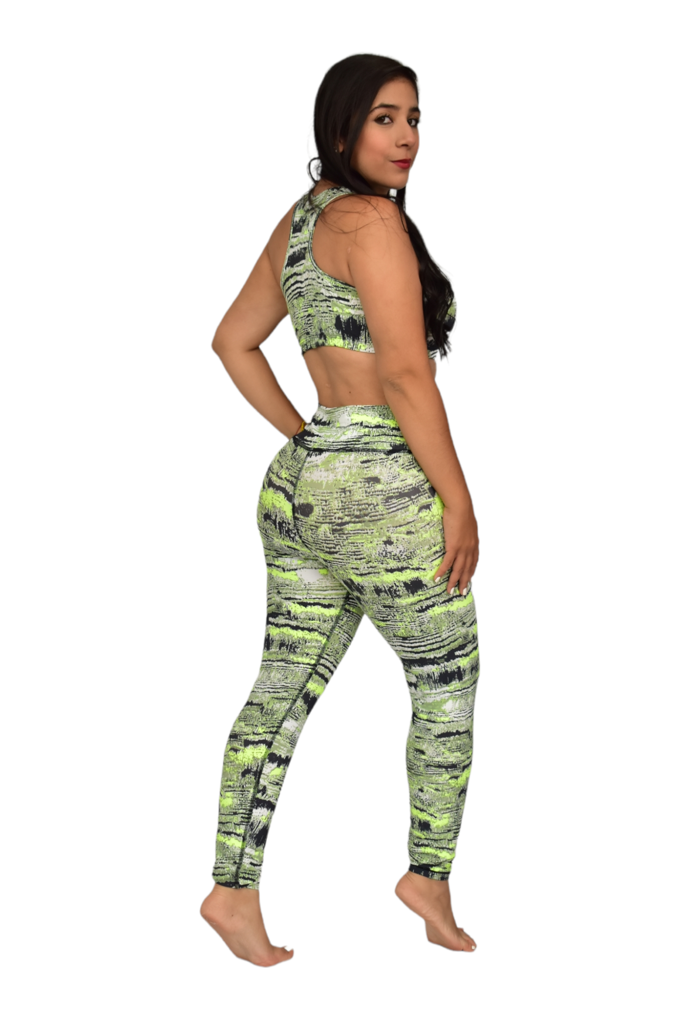 LICRA SET 2 PIEZAS PREMIUMTEX VERDE NEGRO oversilvercolombia