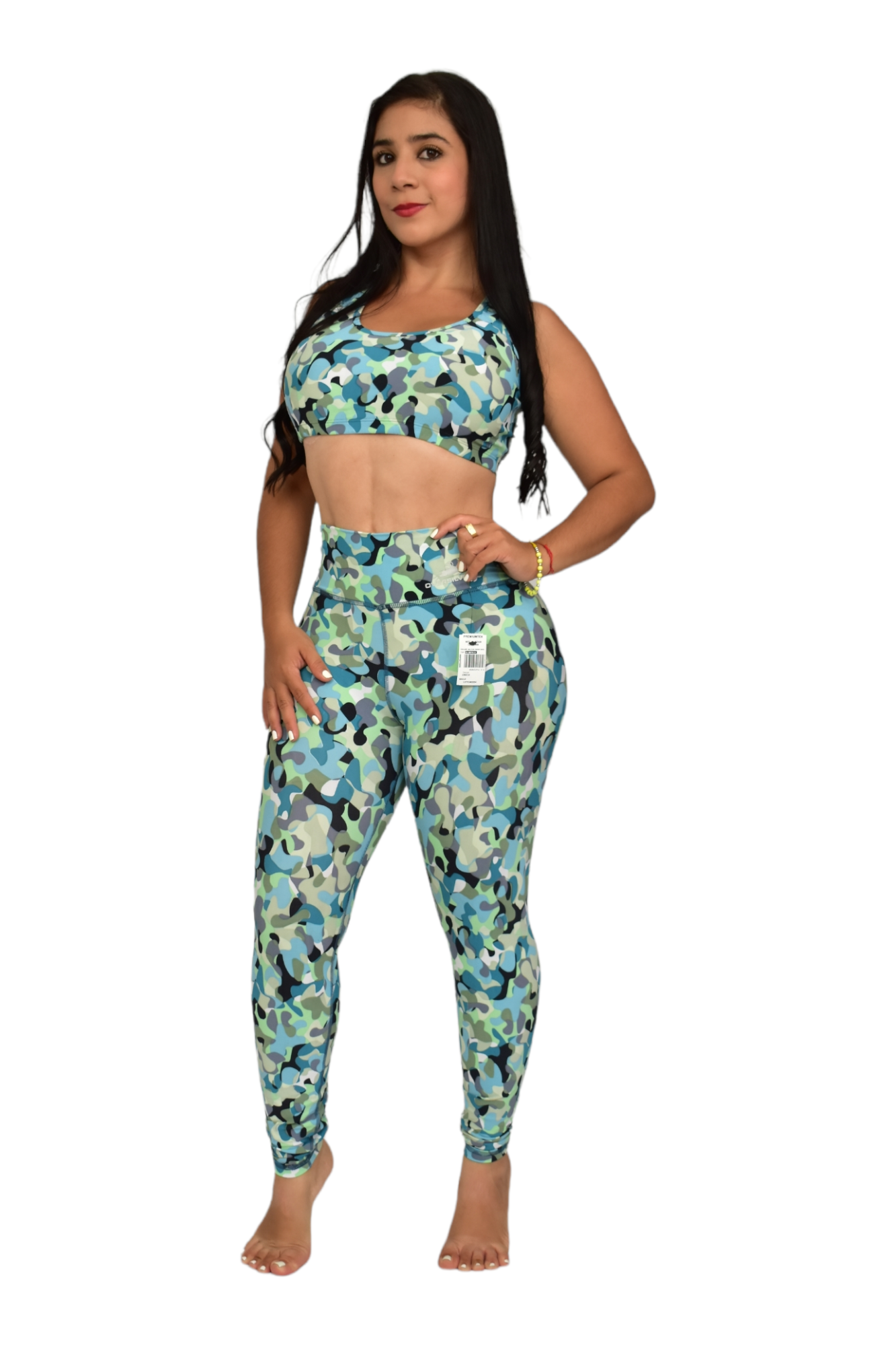 LEGGINS SET 2 PIEZAS PREMIUMTEX MILITAR VERDE AZUL oversilvercolombia