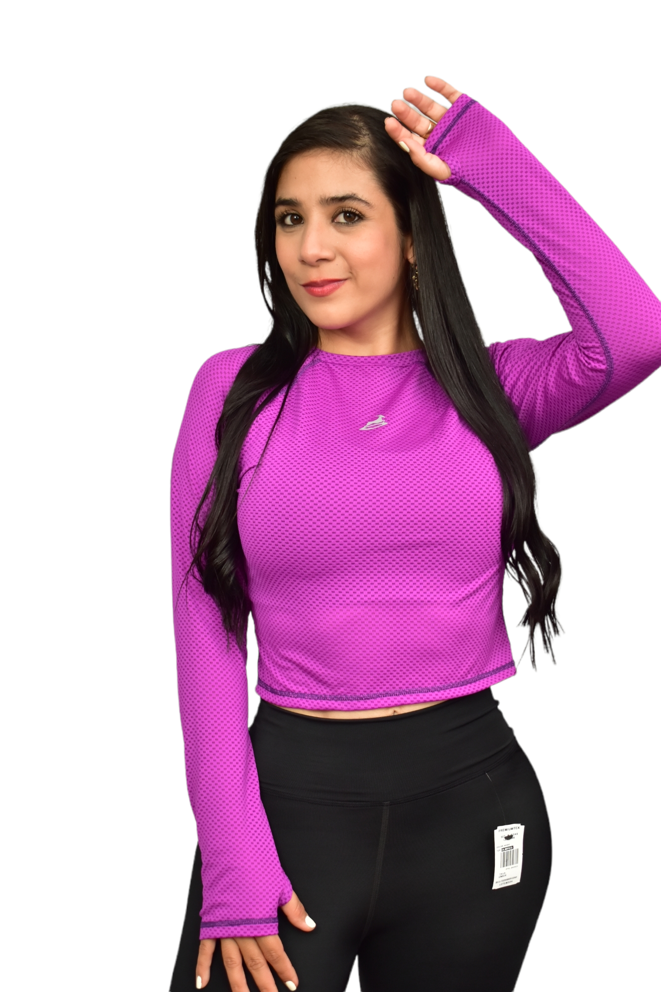 CAMISETA MANGA RANGLA MORADO OVERSILVER®