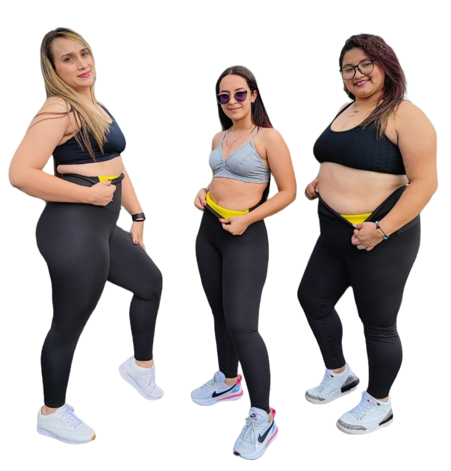 🔥LEGGINS CON FAJA REDUCTORA EN NEOPRENO EFECTO SAUNA EN TELA SUPLEX🔥 oversilvercolombia