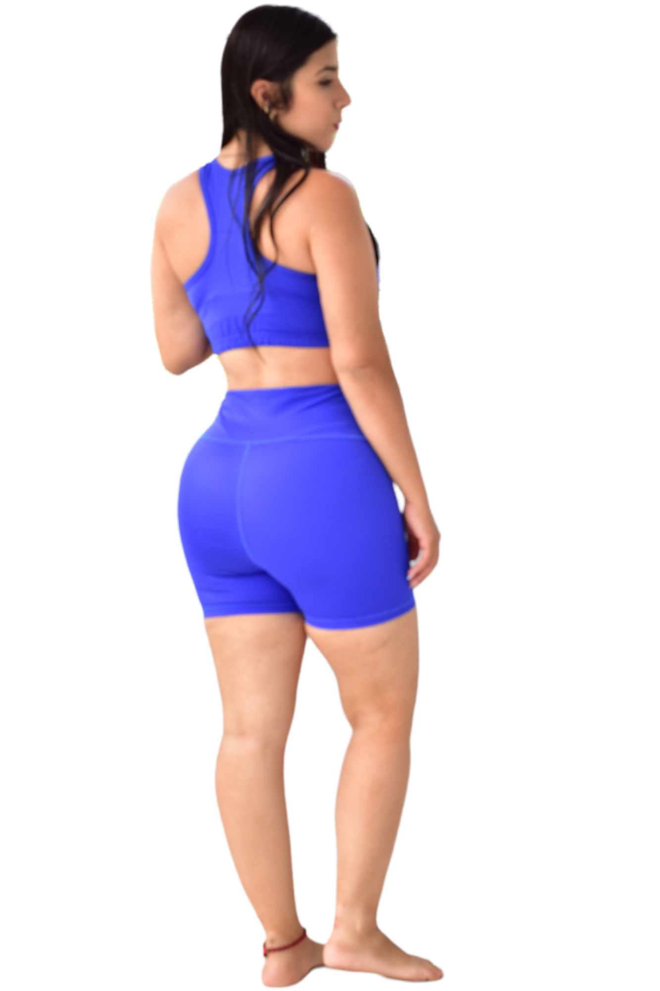 SHORT SET 2 PIEZAS PREMIUMTEX AZUL REY