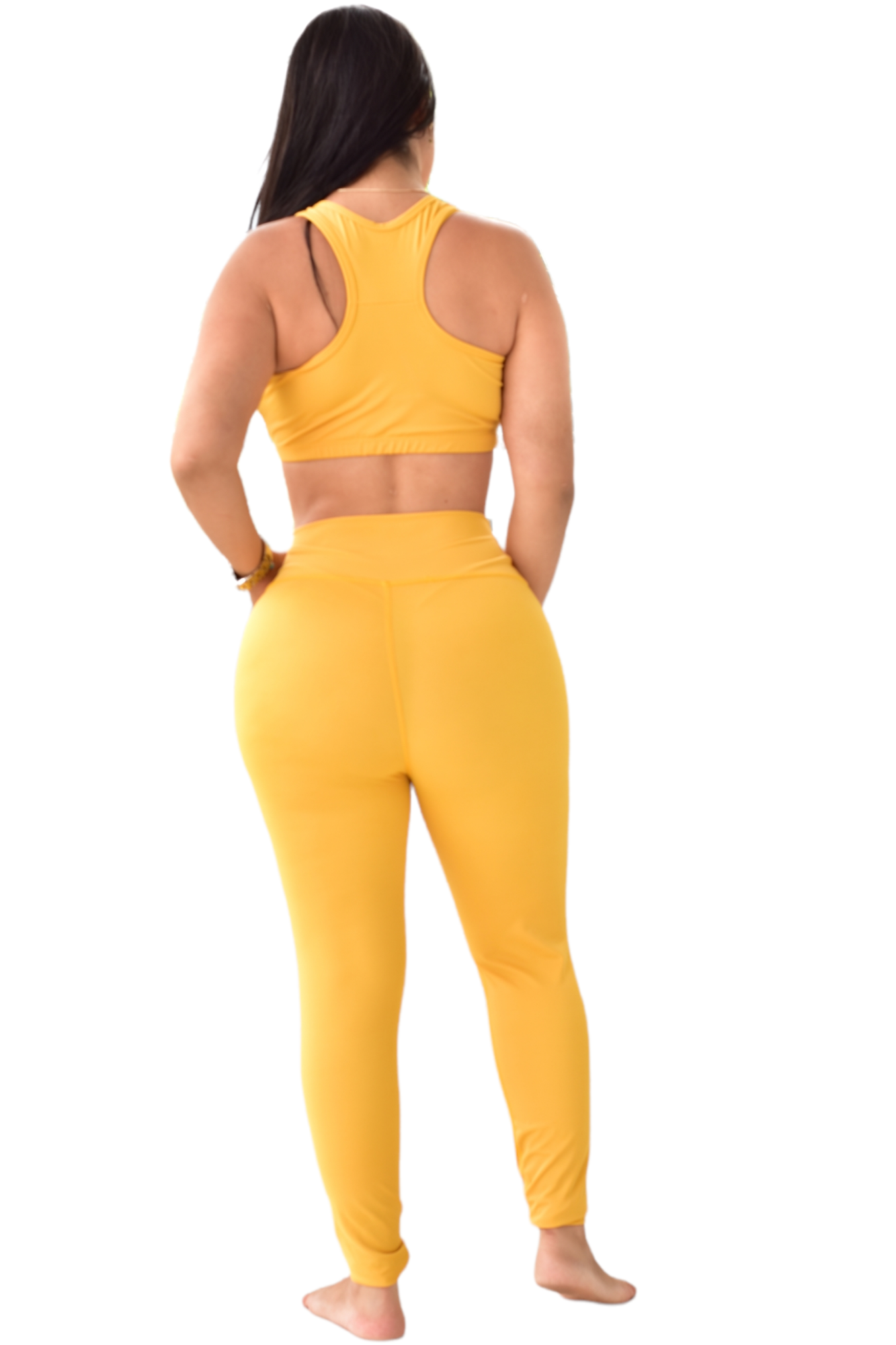 LEGGINS SET 2 PIEZAS PREMIUMTEX MOSTAZA
