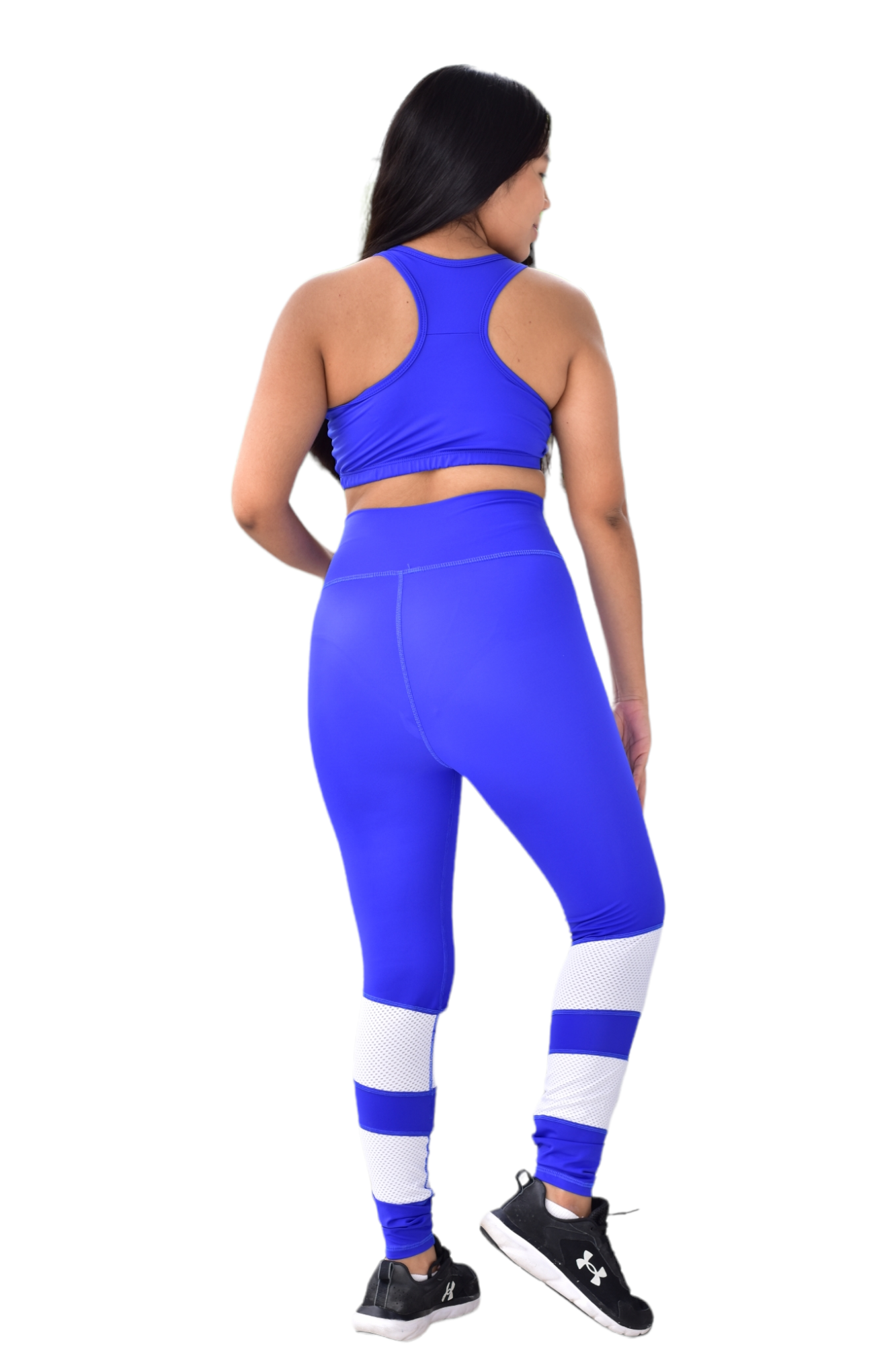 LEGGINS COMBINADA SET 2 PIEZAS PREMIUMTEX AZUL REY -