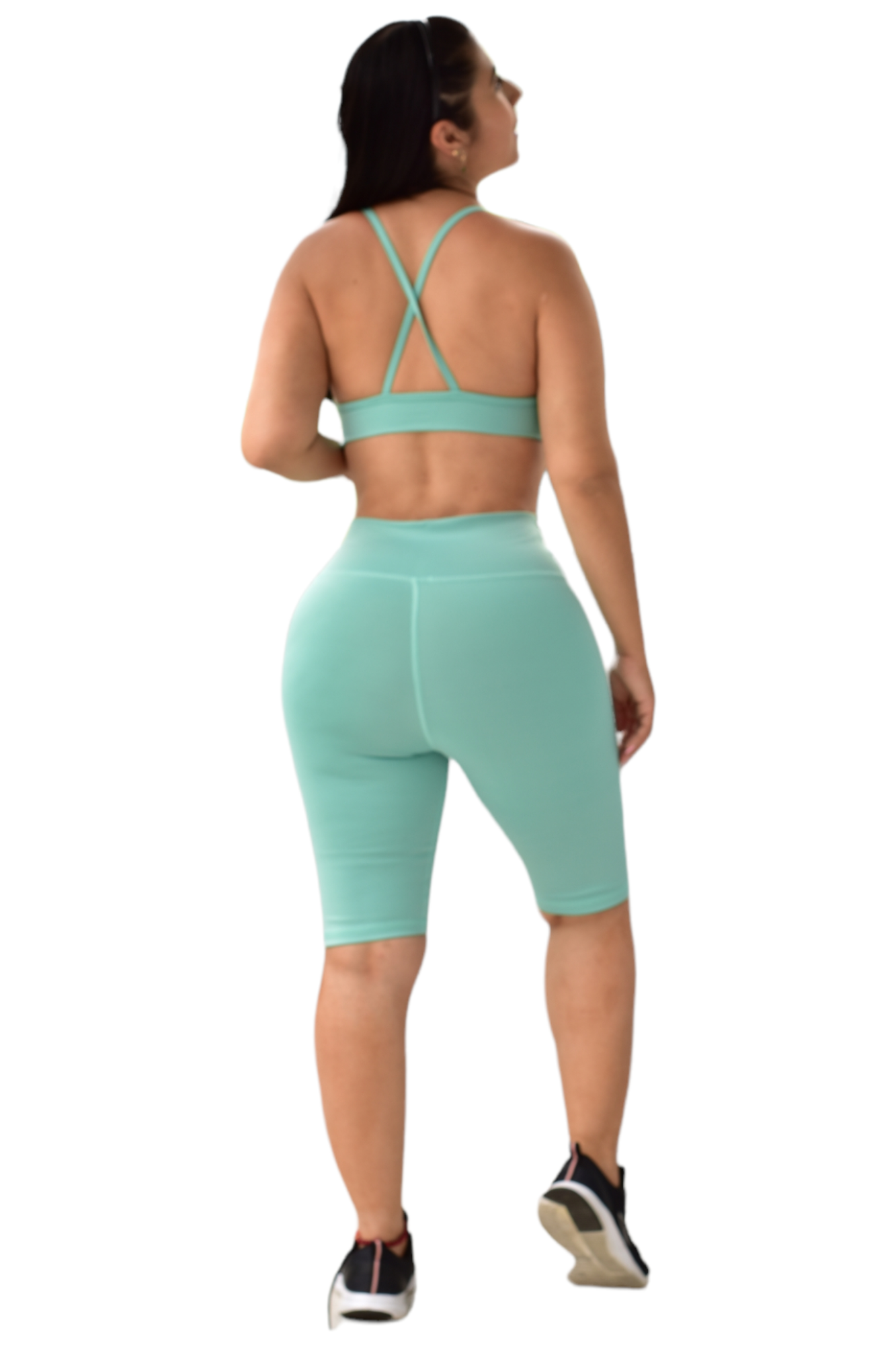 BIKER SET 2 PIEZAS SUPLEX VERDE MENTA