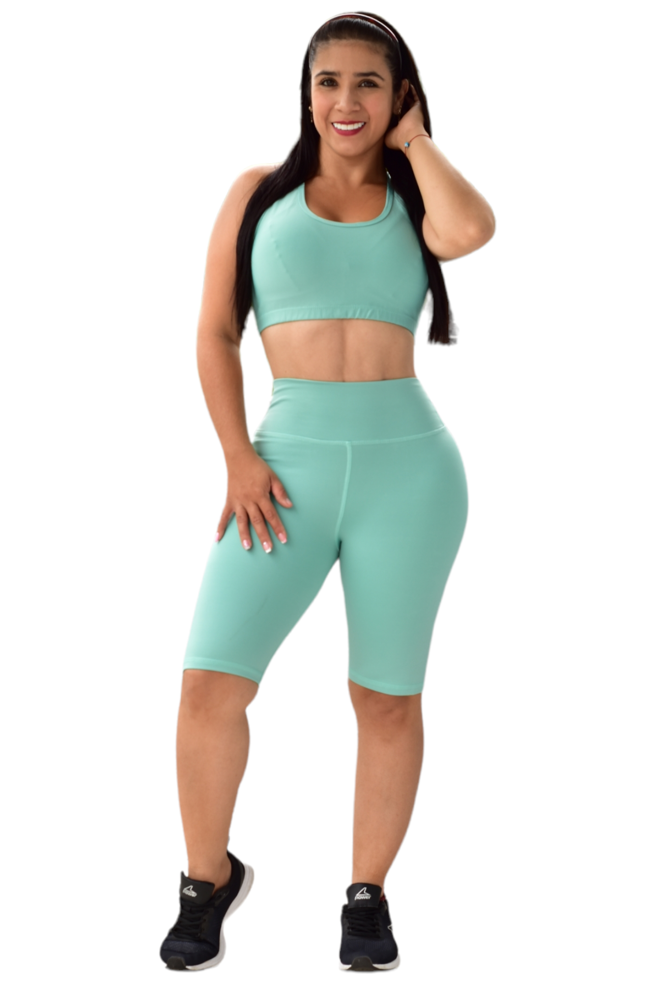 BIKER SET 2 PIEZAS SUPLEX VERDE MENTA