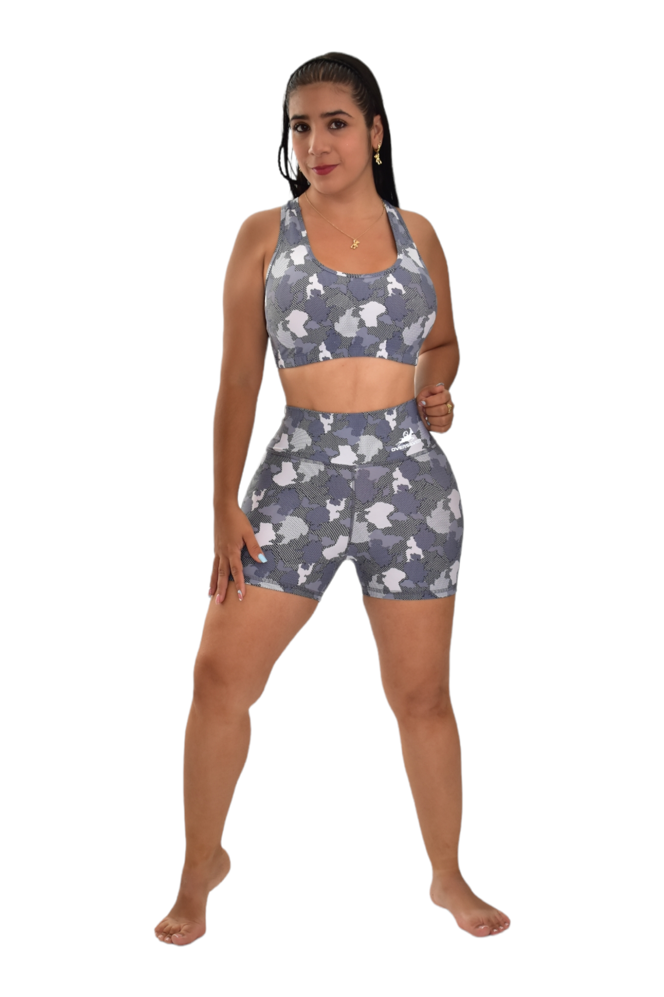 SHORT SET 2 PIEZAS PREMIUMTEX GRIS MILITAR oversilvercolombia