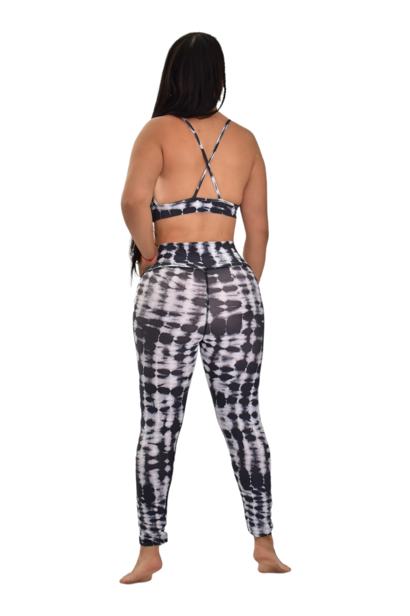 LEGGINS SET 2 PIEZAS PREMIUMTEX NEGRO MANCHAS oversilvercolombia