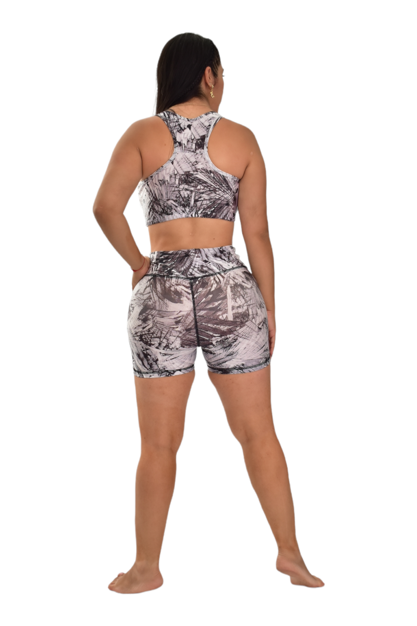 SHORT SET 2 PIEZAS PREMIUMTEX GRIS METALICO oversilvercolombia