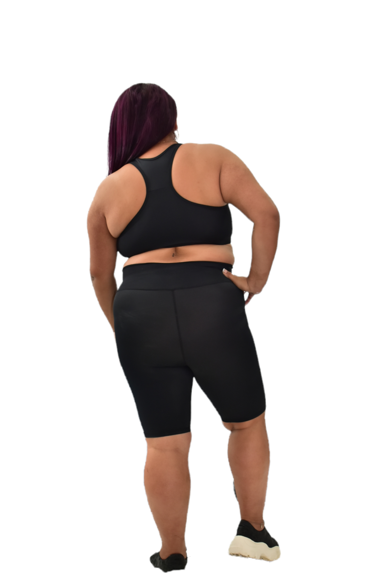 BIKER TALLA PLUS SET 2 PIEZAS PREMIUMTEX NEGRO oversilvercolombia