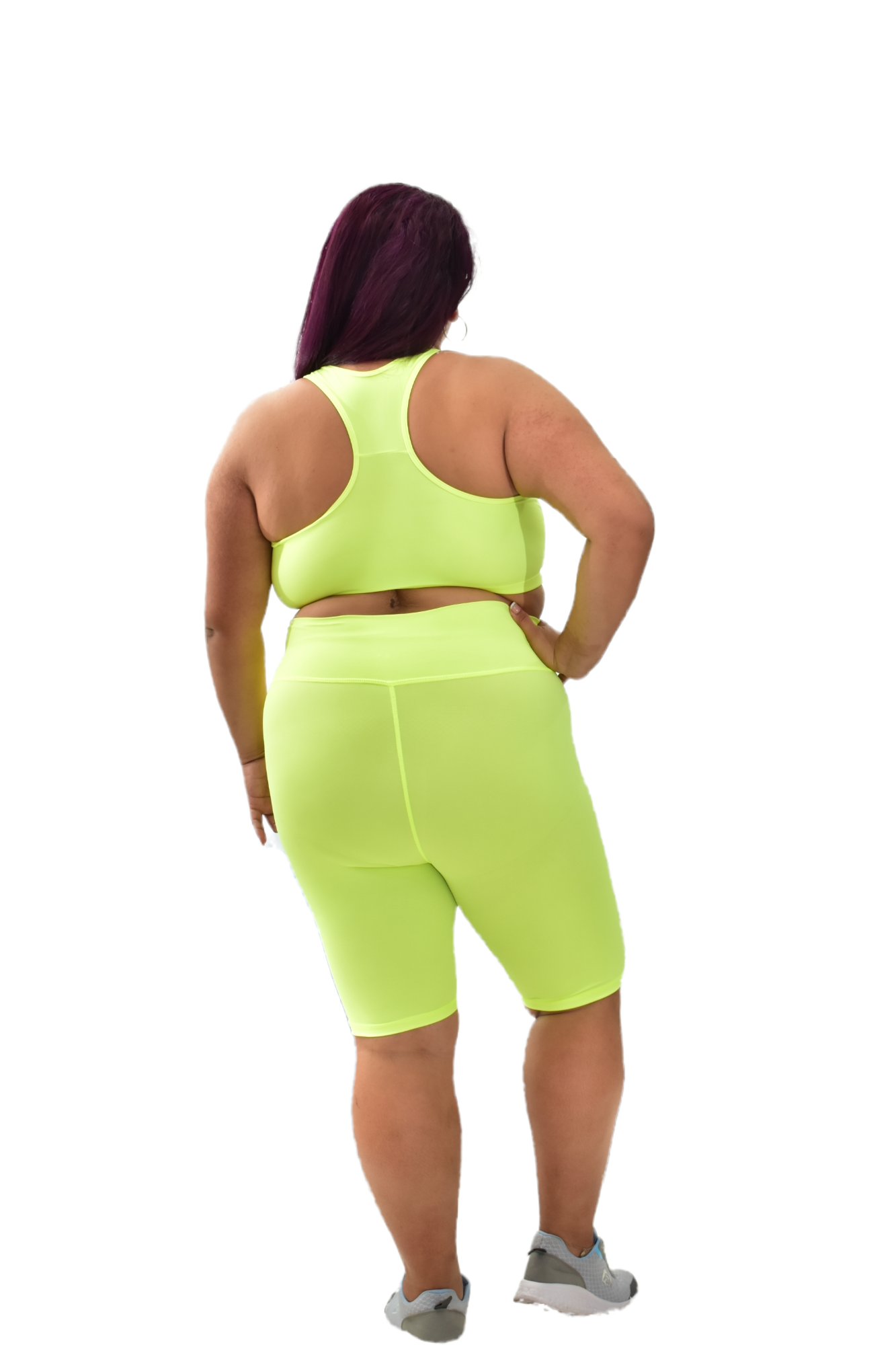 BIKER TALLA PLUS SET 2 PIEZAS PREMIUMTEX VERDE NEON oversilvercolombia
