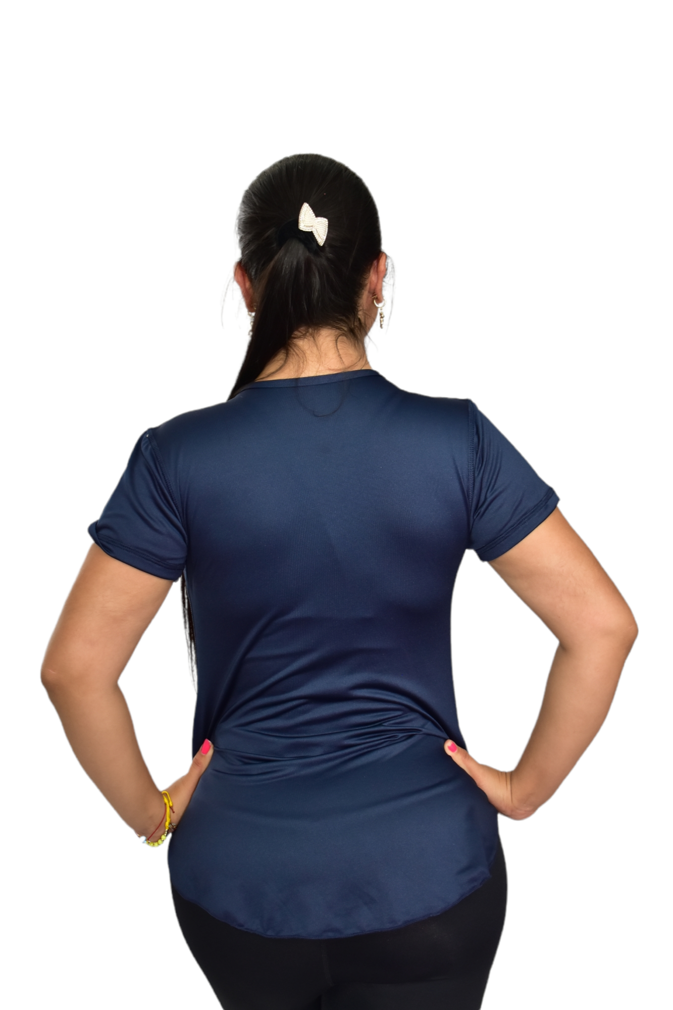 CAMISETA MANGA CORTA LICRADA AZUL TURQUIE OVERSILVER®