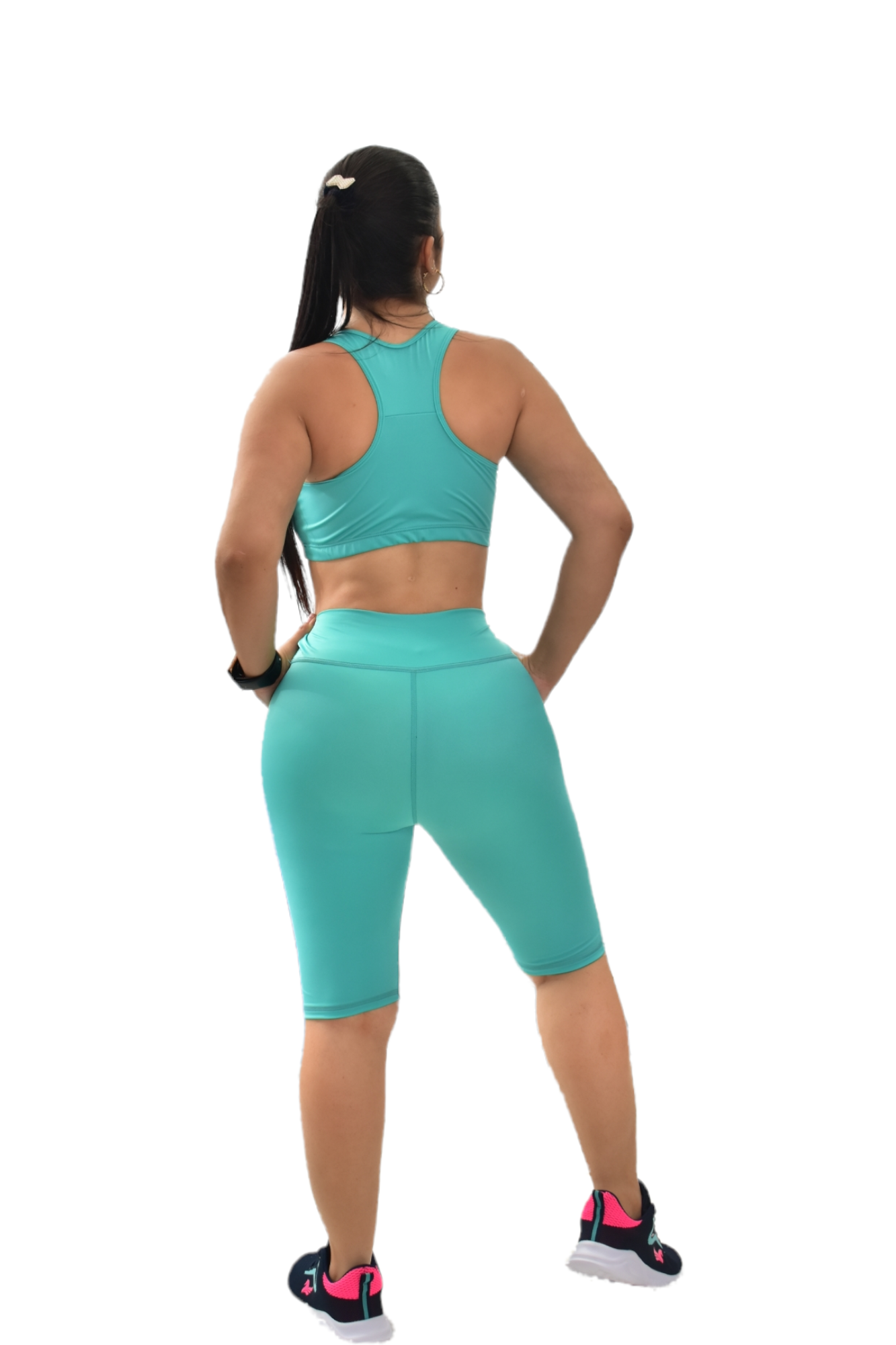 BIKER SET 2 PIEZAS NEWGYM VERDE MENTA oversilvercolombia