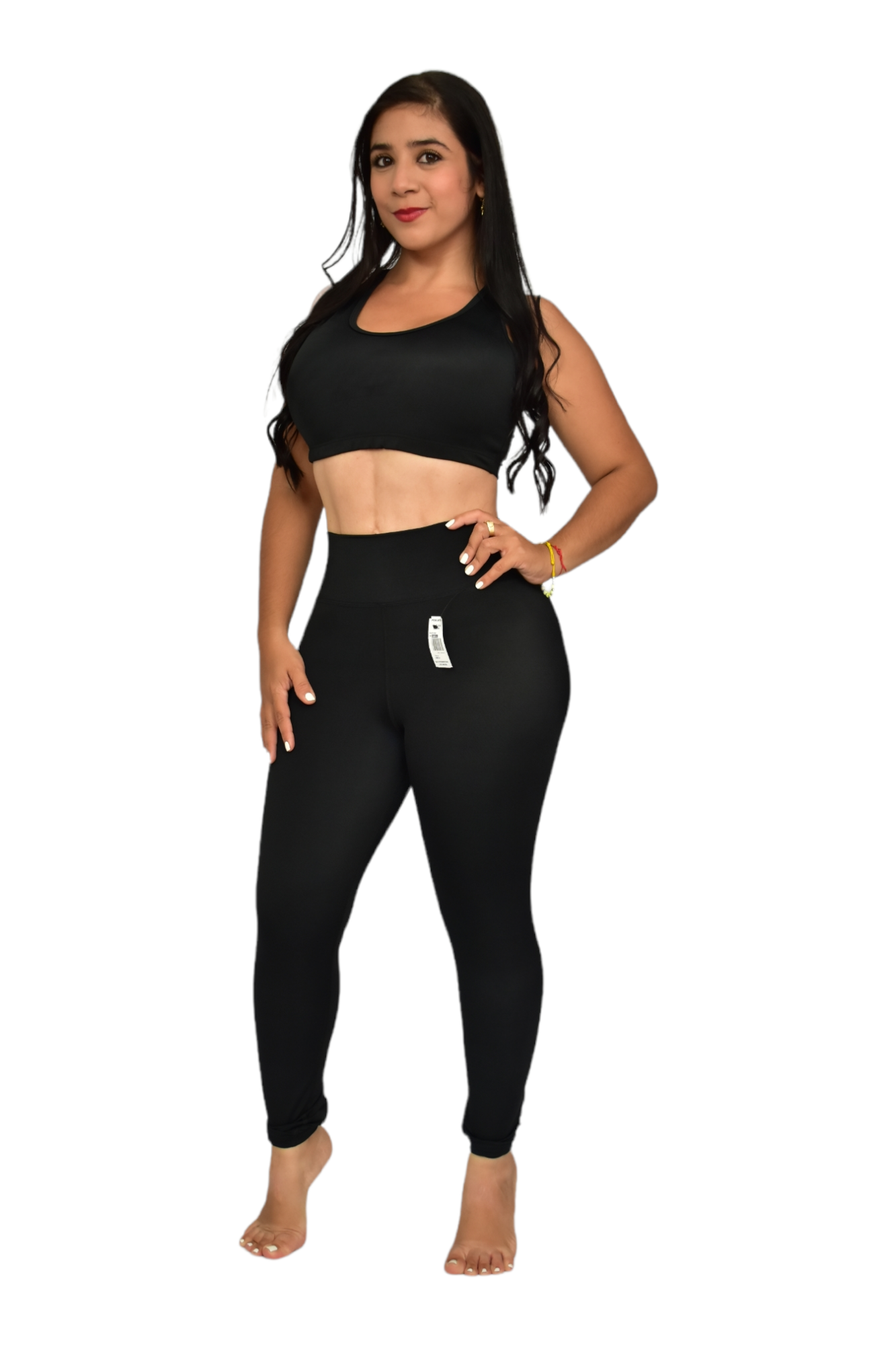 LEGGINS SET 2 PIEZAS NEWGYM NEGRO oversilvercolombia