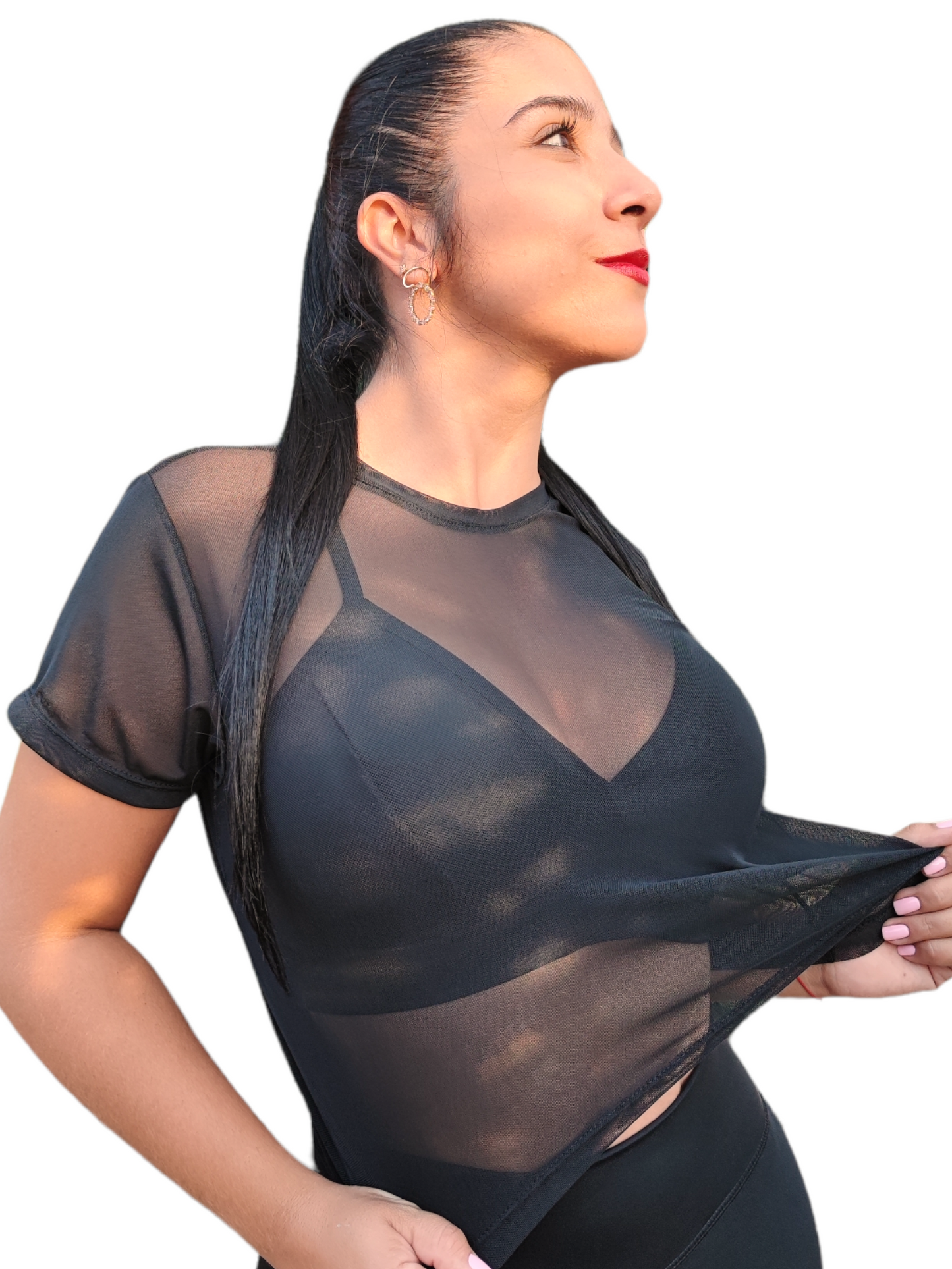 CAMISETA OVERSIZE CORTA MALLATEX OVERSILVER®