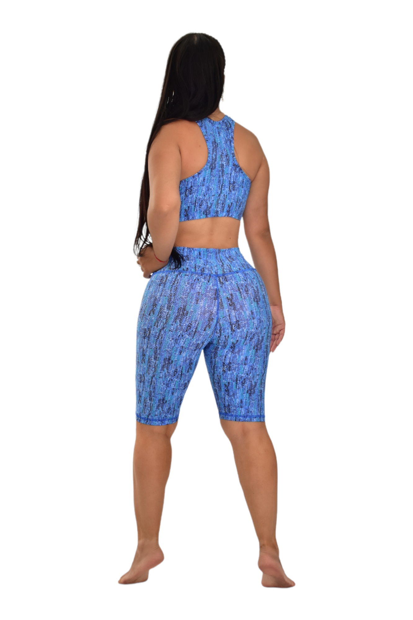BIKER SET 2 PIEZAS PREMIUMTEX AZUL CUADRO oversilvercolombia