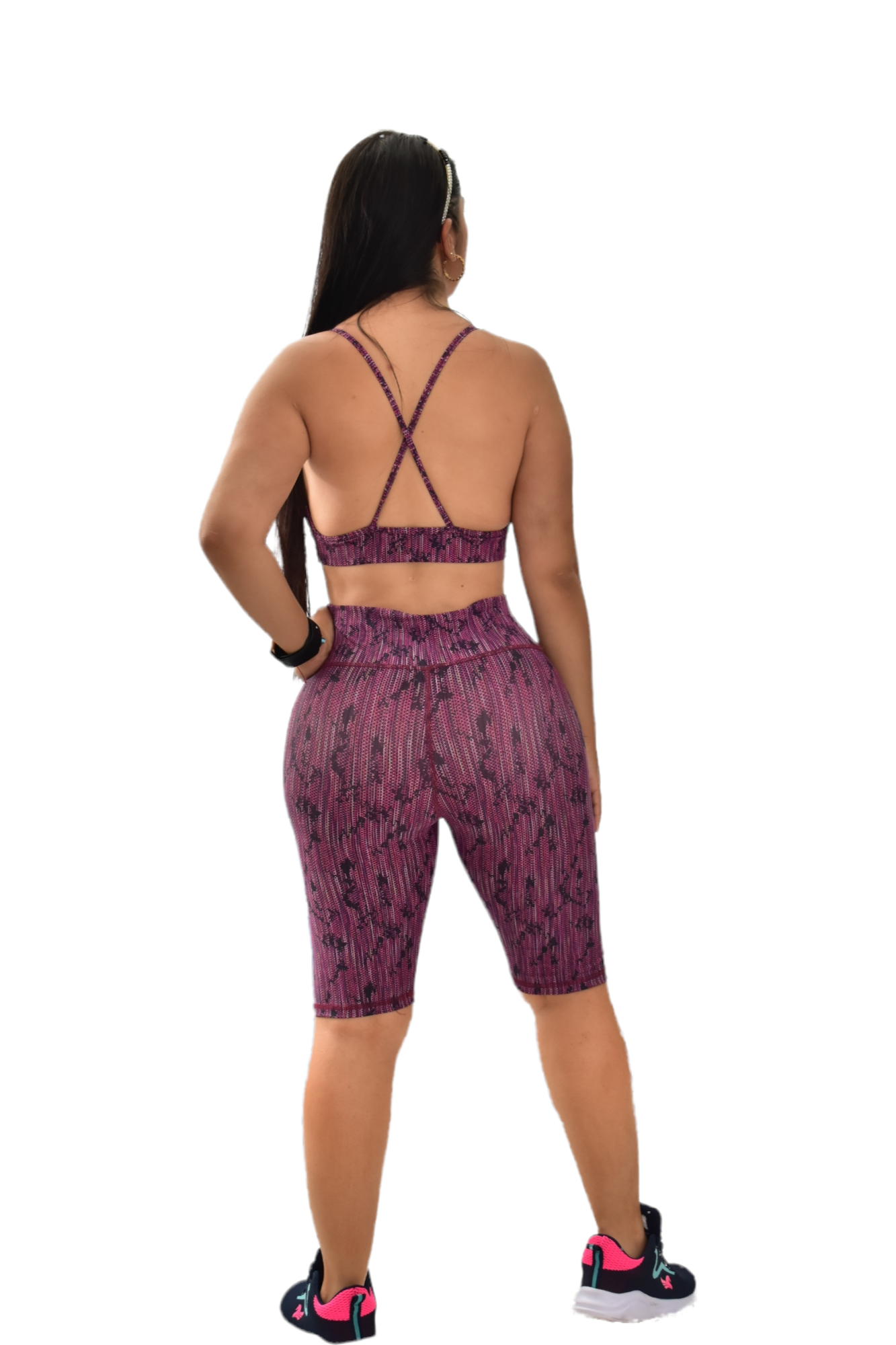 BIKER SET 2 PIEZAS PREMIUMTEX VINOTINTO MANCHA NEGRA oversilvercolombia