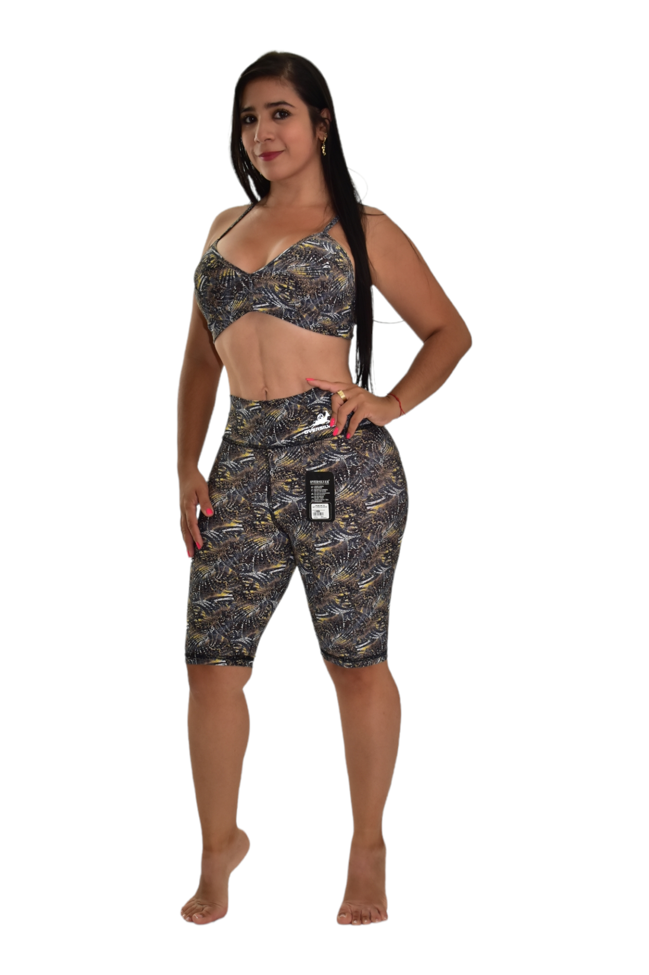 BIKER SET 2 PIEZAS PREMIUMTEX MADERA LEOPARDO oversilvercolombia