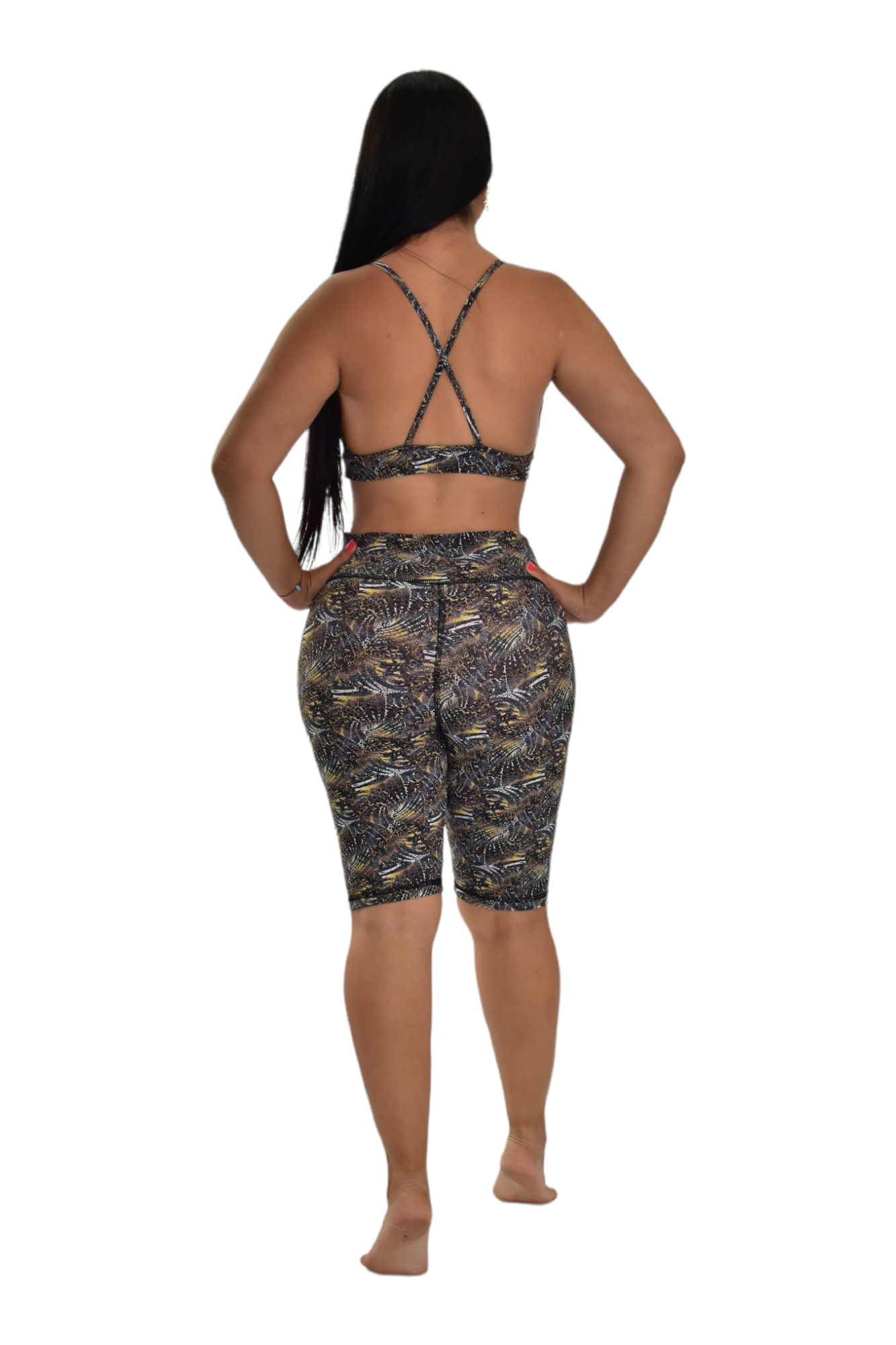 BIKER SET 2 PIEZAS PREMIUMTEX MADERA LEOPARDO oversilvercolombia