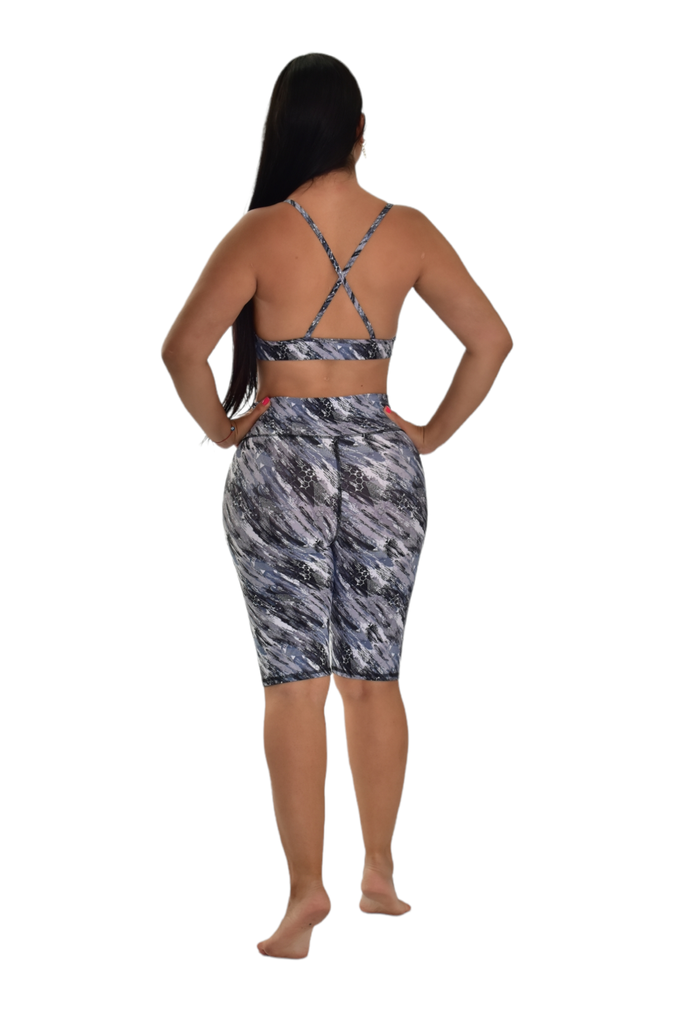 BIKER SET 2 PIEZAS PREMIUMTEX GRIS COLMENA oversilvercolombia