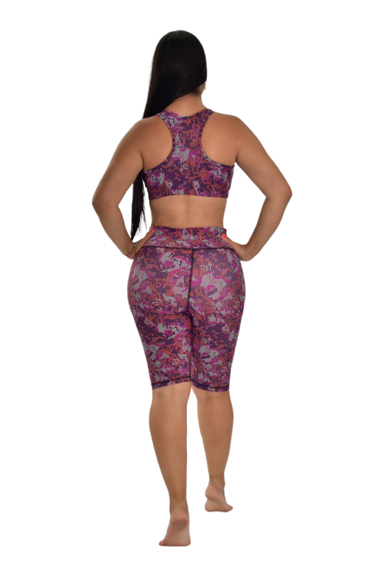 BIKER SET 2 PIEZAS PREMIUMTEX VINOTINTO MORADO oversilvercolombia