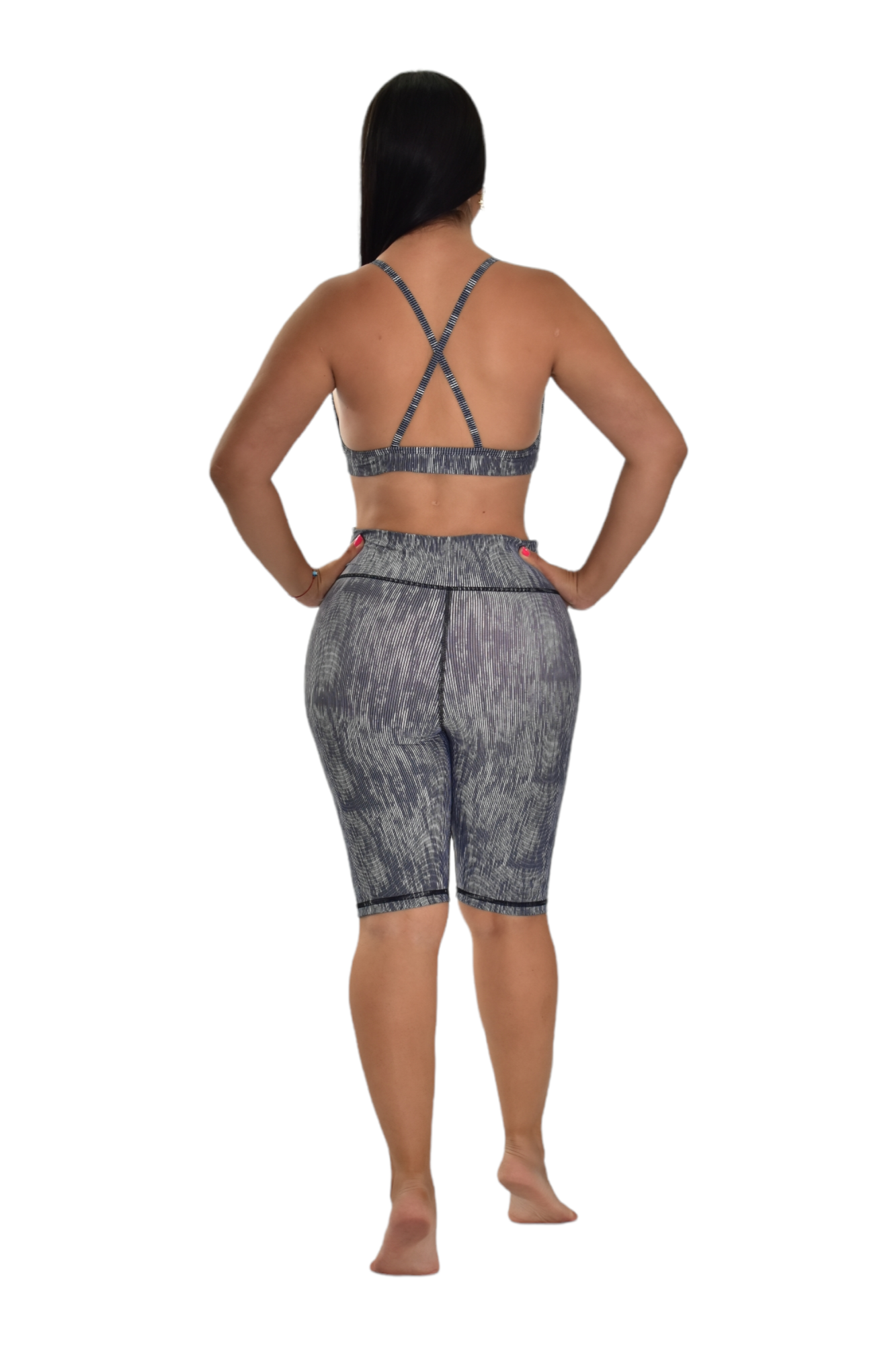 BIKER SET 2 PIEZAS PREMIUMTEX GRIS RALLAS oversilvercolombia