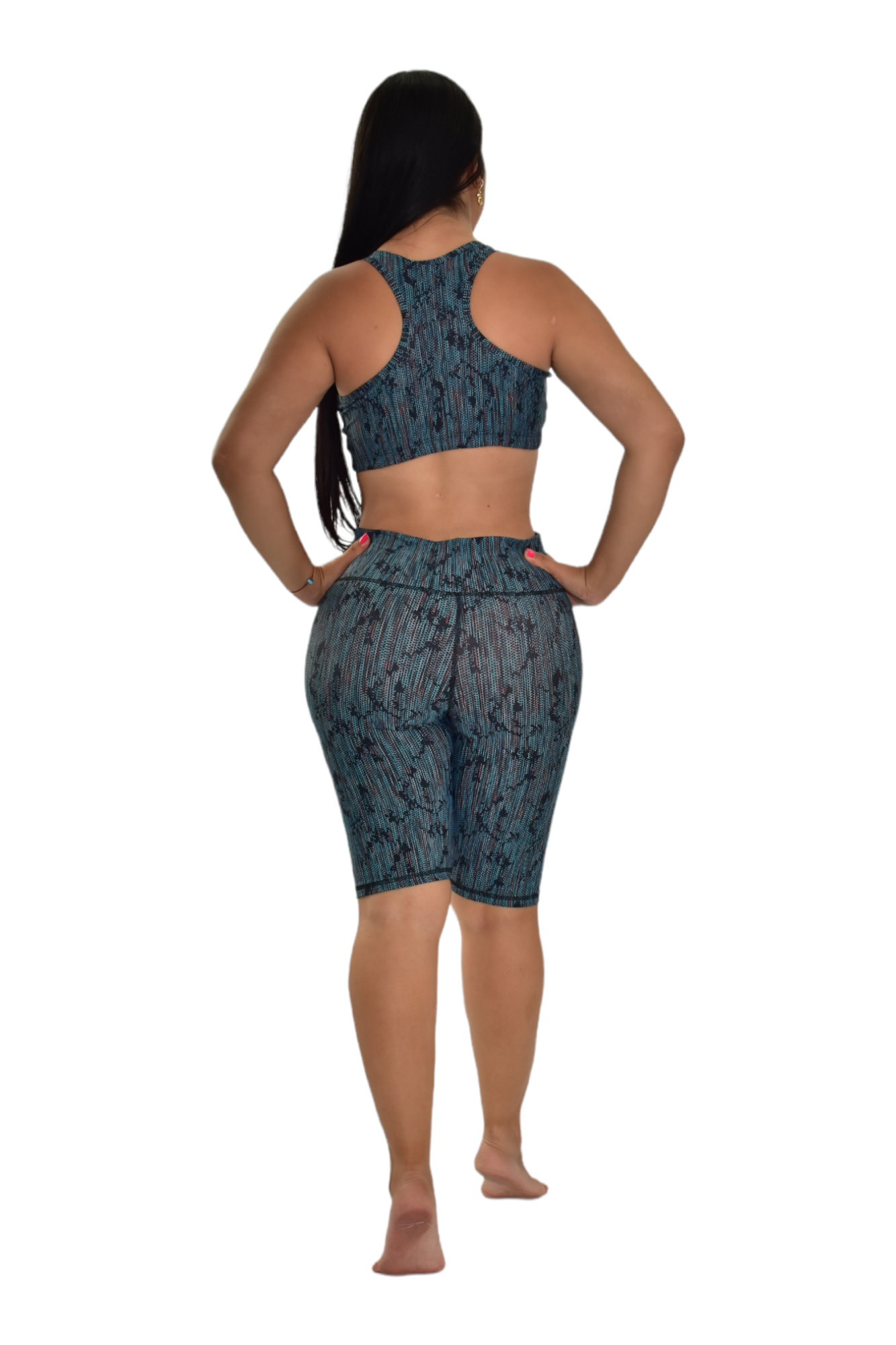 BIKER SET 2 PIEZAS PREMIUMTEX AZUL RALLADO oversilvercolombia