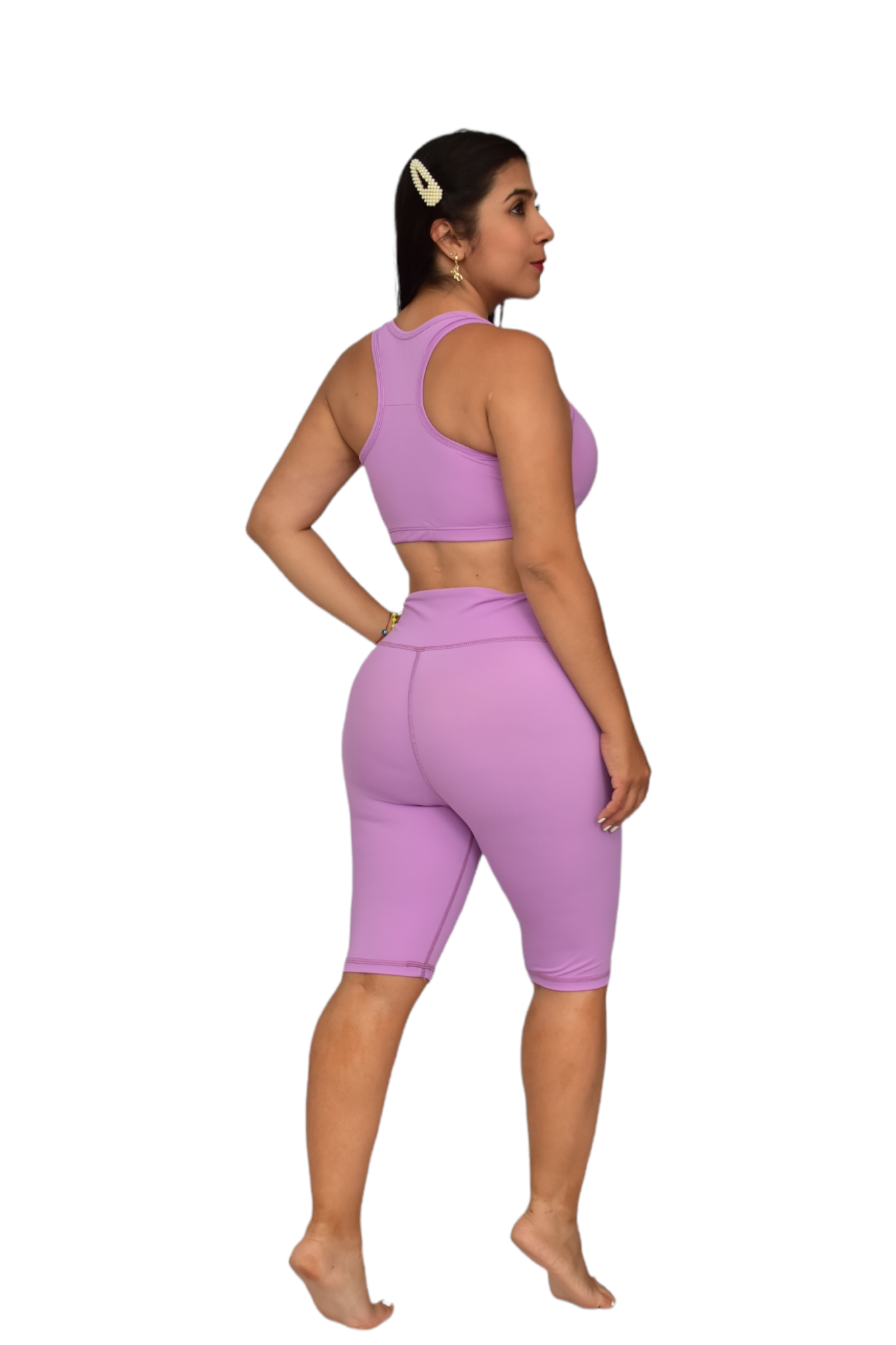 BIKER SET 2 PIEZAS PREMIUMTEX LILA oversilvercolombia