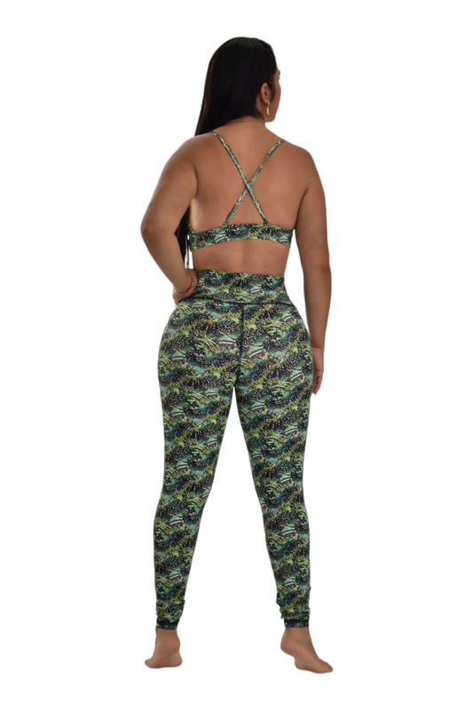 LEGGINS SET 2 PIEZAS PREMIUMTEX VERDE LEOPARDO oversilvercolombia