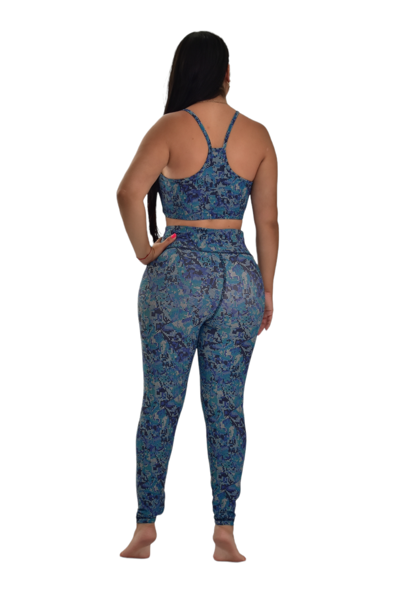 LEGGINS SET 2 PIEZAS PREMIUMTEX AZUL PEPAS oversilvercolombia