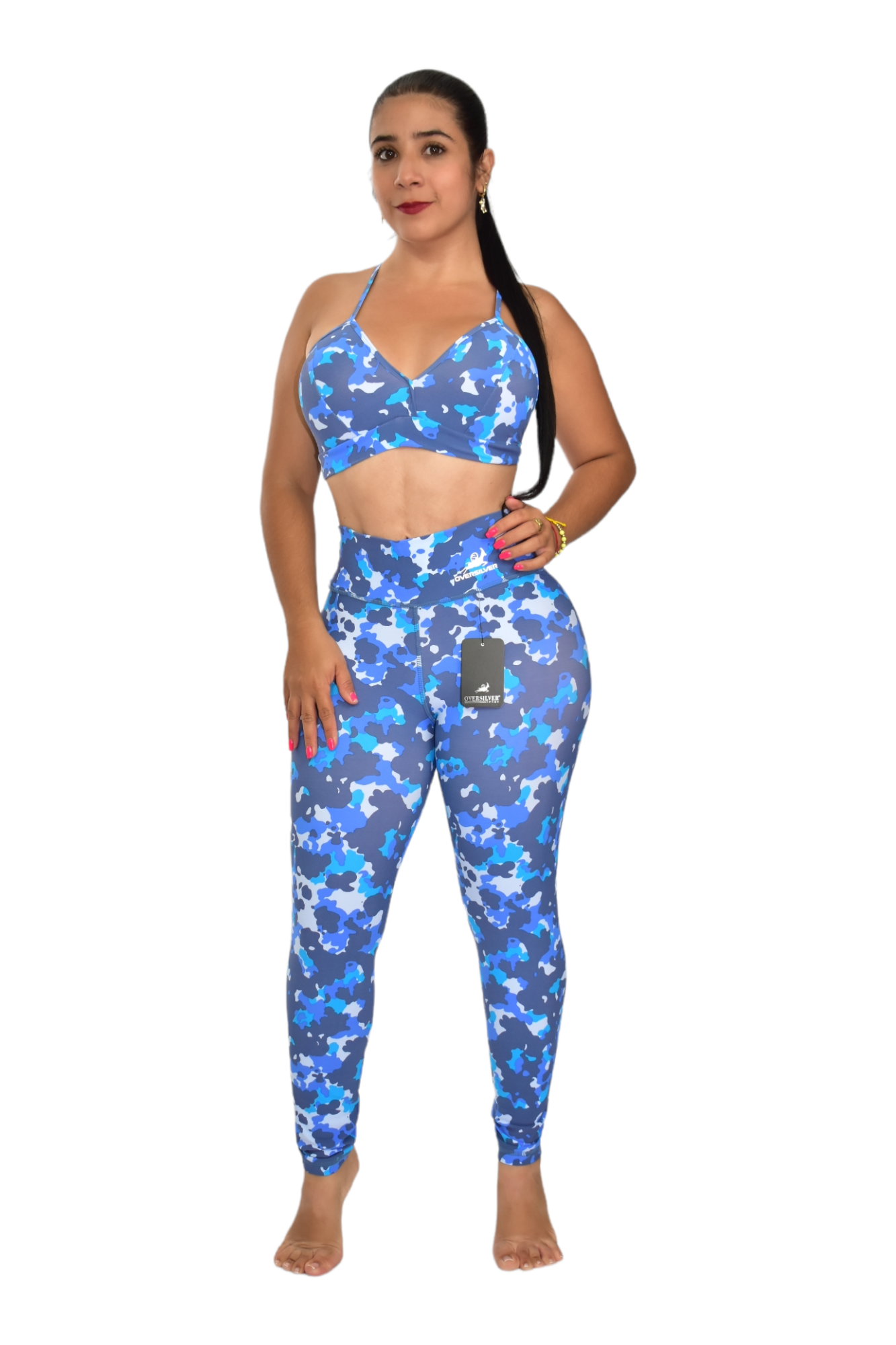 Leggins azul claro hot sale