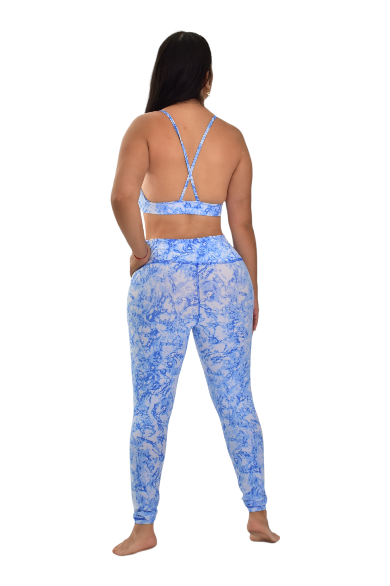 LEGGINS SET 2 PIEZAS PREMIUMTEX AZUL CIELO MANCHAS oversilvercolombia