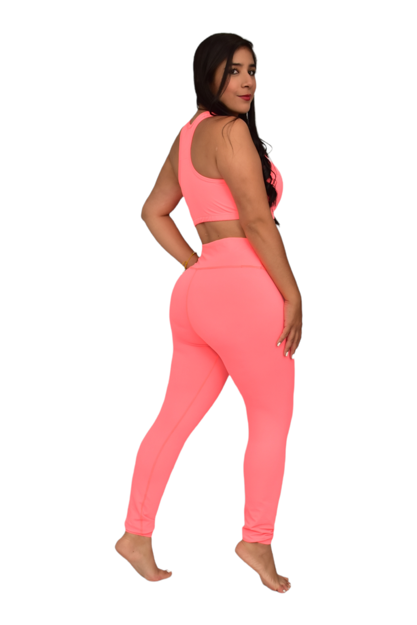 LEGGINS SET 2 PIEZAS PREMIUMTEX NARANJA NEON oversilvercolombia
