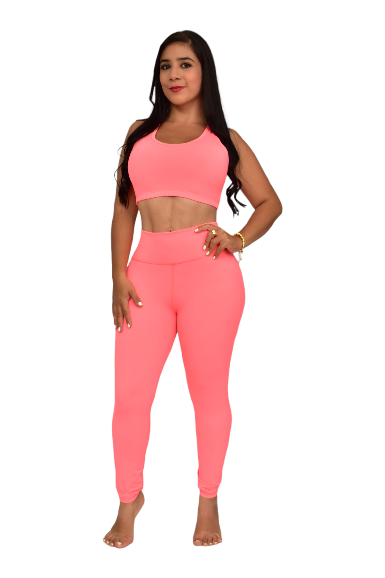 LEGGINS SET 2 PIEZAS PREMIUMTEX NARANJA NEON oversilvercolombia