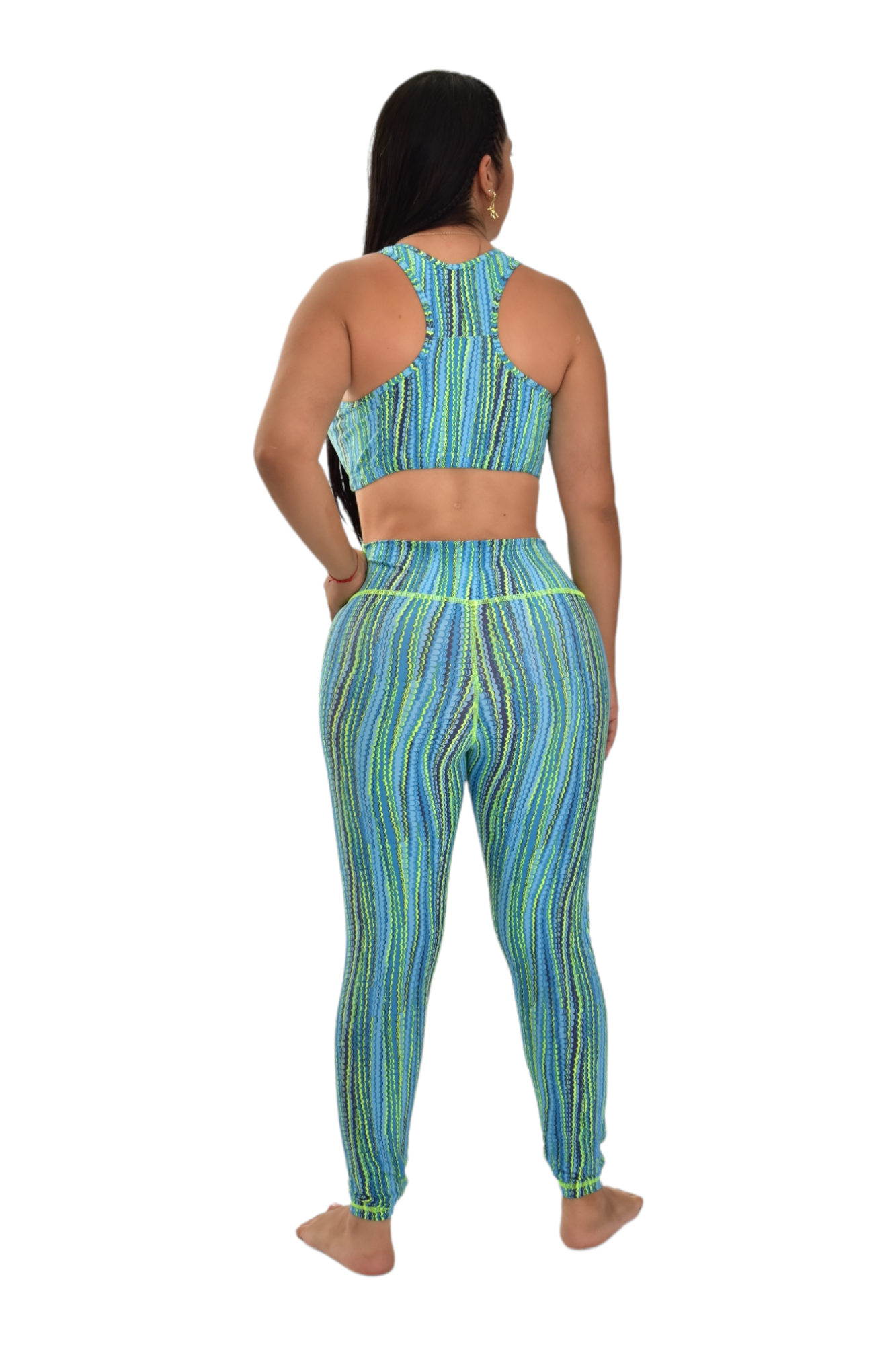 LEGGINS SET 2 PIEZAS PREMIUMTEX VERDE ESCAMA oversilvercolombia
