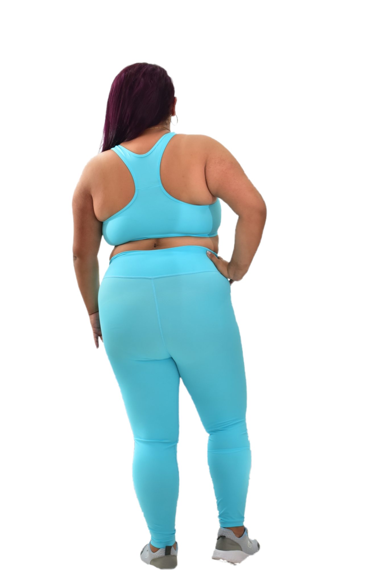 LICRA TALLA PLUS SET 2 PIEZAS PREMIUMTEX AZUL AGUA oversilvercolombia