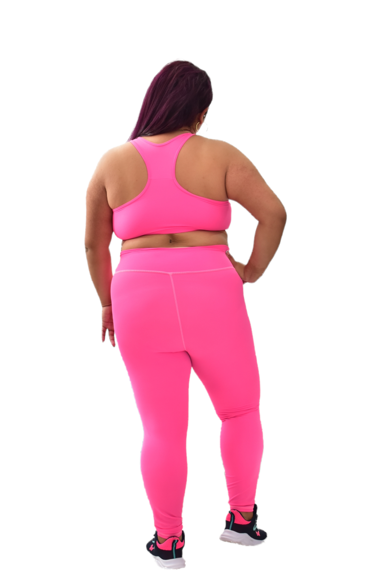 LEGGINS TALLA PLUS SET 2 PIEZAS PREMIUMTEX ROSADO CLARO oversilvercolombia