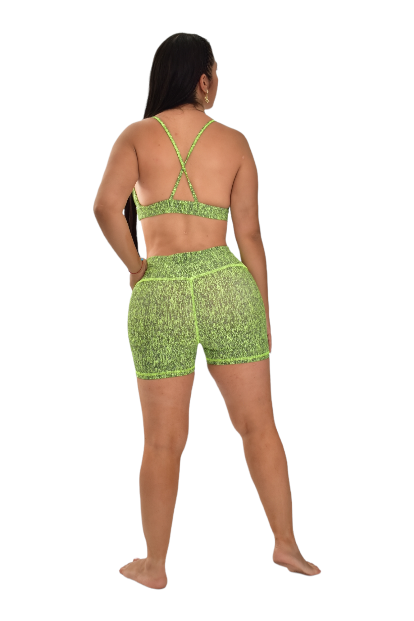 SHORT SET 2 PIEZAS PREMIUMTEX VERDE JASPE oversilvercolombia