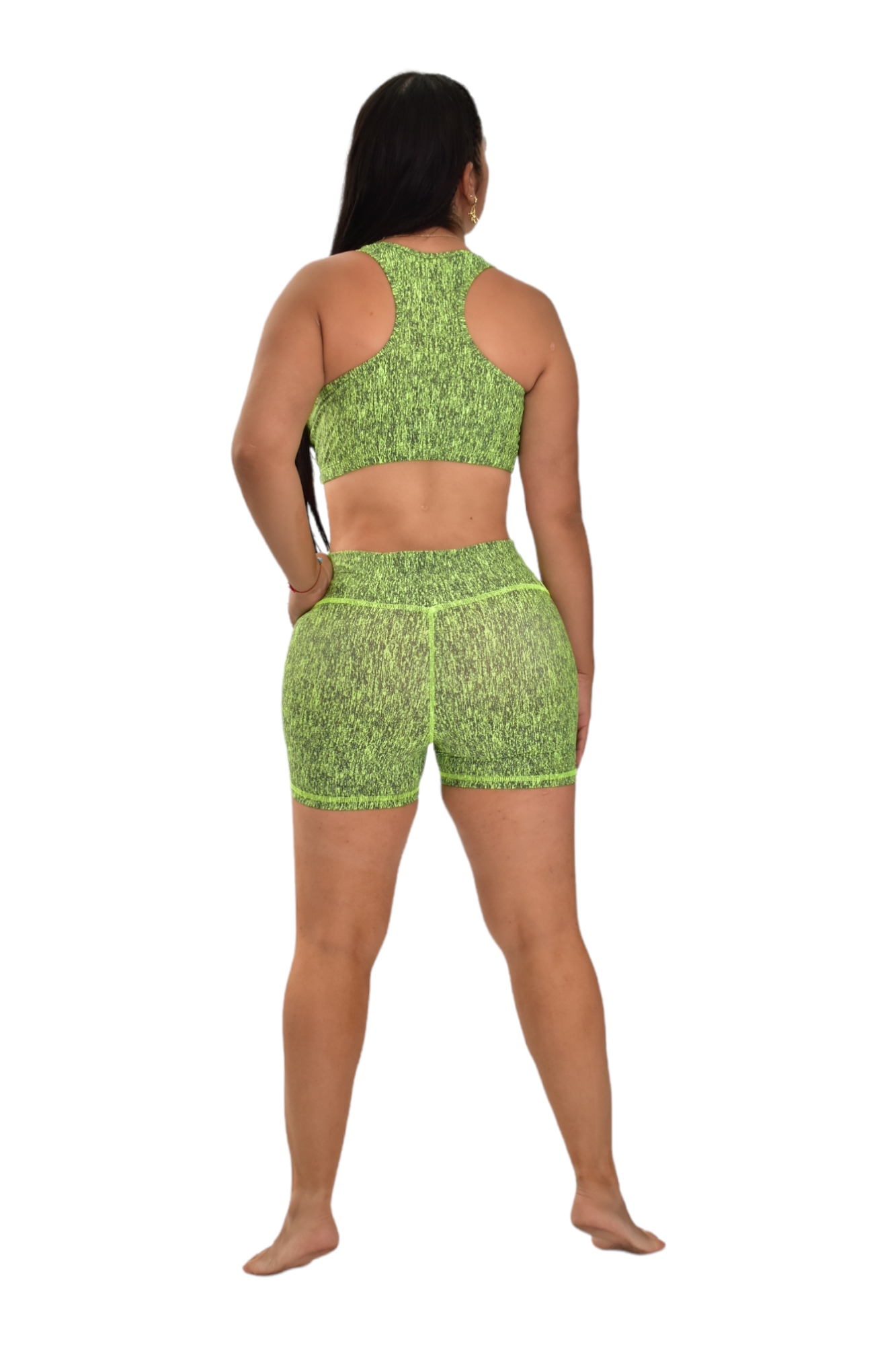 SHORT SET 2 PIEZAS PREMIUMTEX VERDE JASPE oversilvercolombia