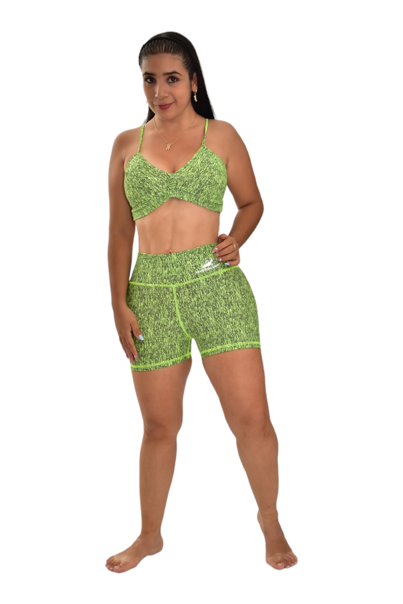 SHORT SET 2 PIEZAS PREMIUMTEX VERDE JASPE oversilvercolombia