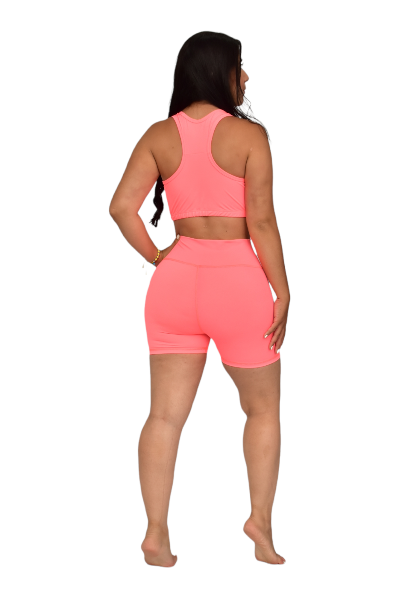 SHORT SET 2 PIEZAS PREMIUMTEX NARANJA NEON oversilvercolombia
