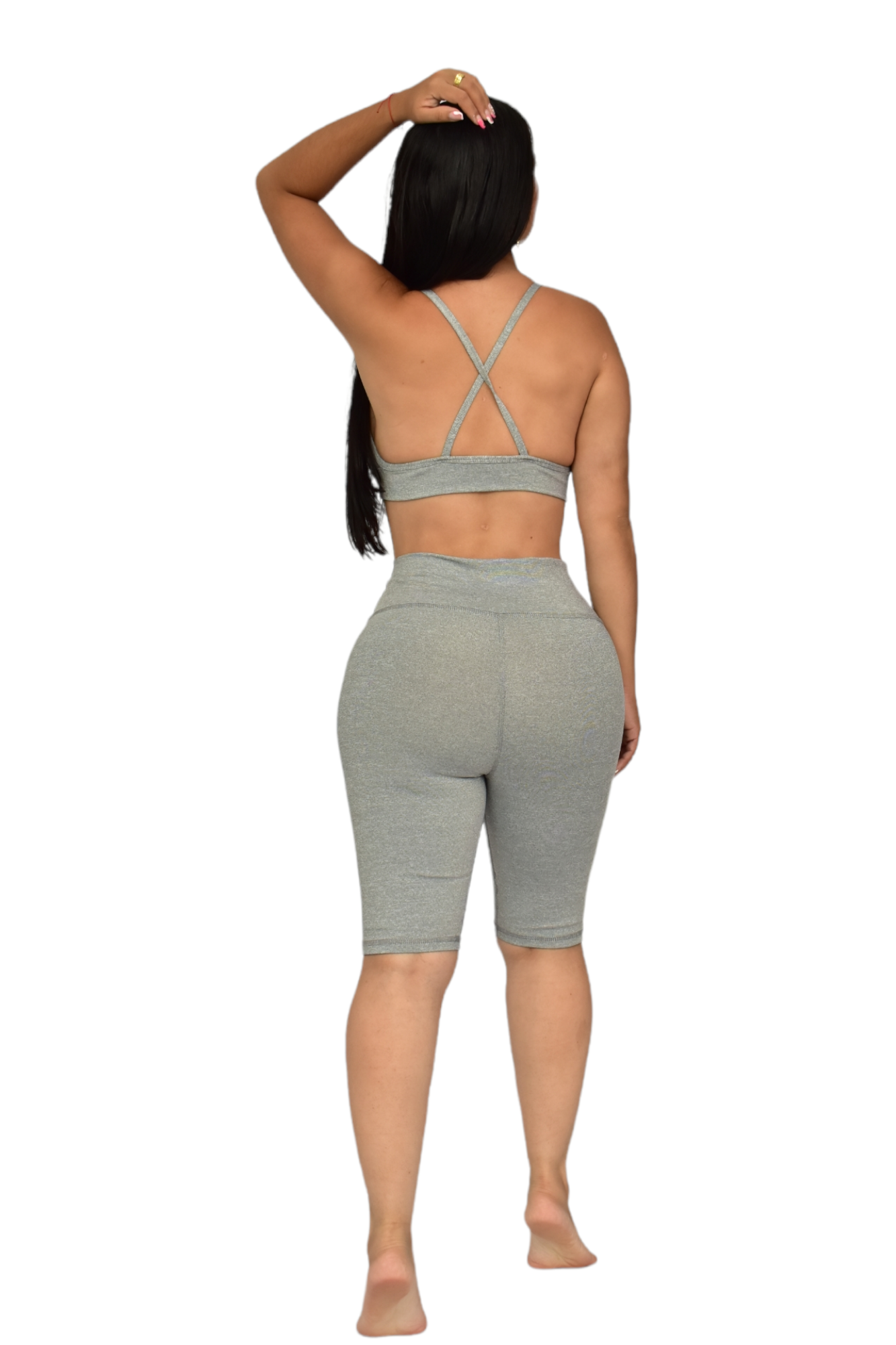 BIKER SET 2 PIEZAS SUPLEX GRIS JASPE oversilvercolombia