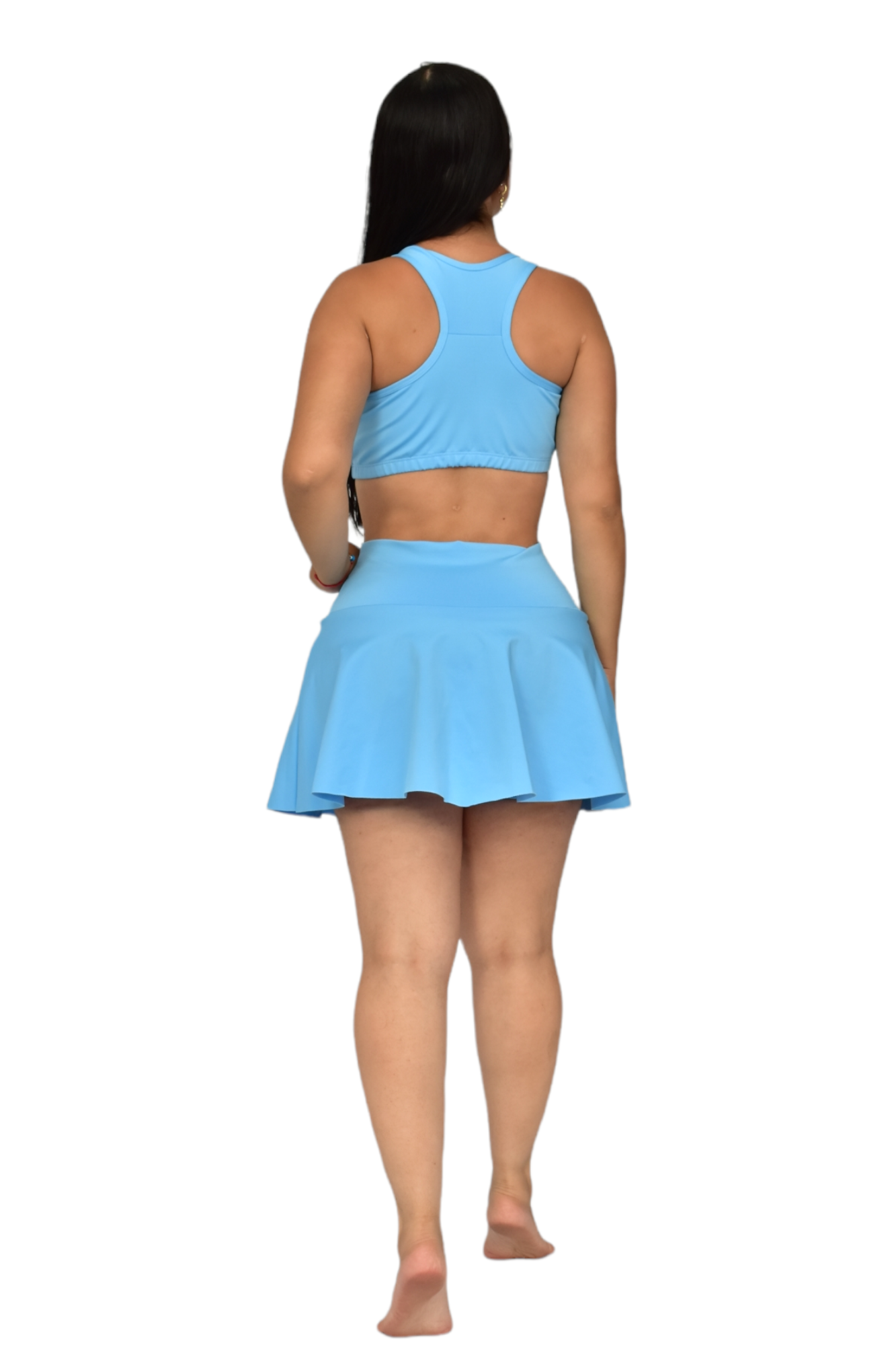 FALDA SHORT SET 2 PIEZAS SUPLEX AZUL CIELO oversilvercolombia