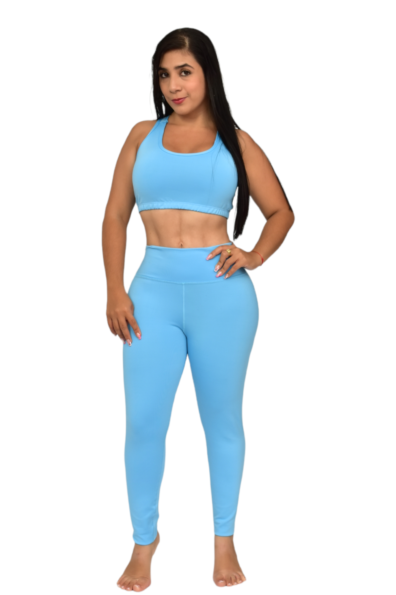 LEGGINS SET 2 PIEZAS SUPLEX AZUL CIELO oversilvercolombia