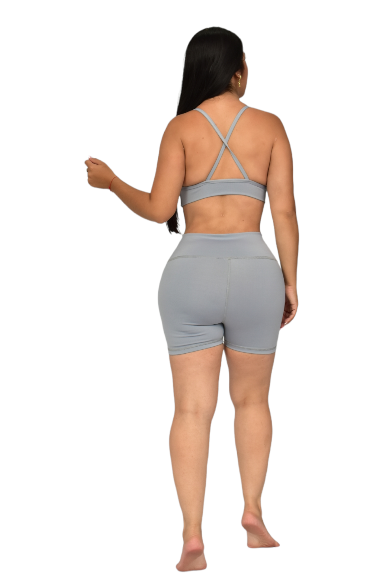 SHORT SET 2 PIEZAS SUPLEX GRIS CLARO oversilvercolombia