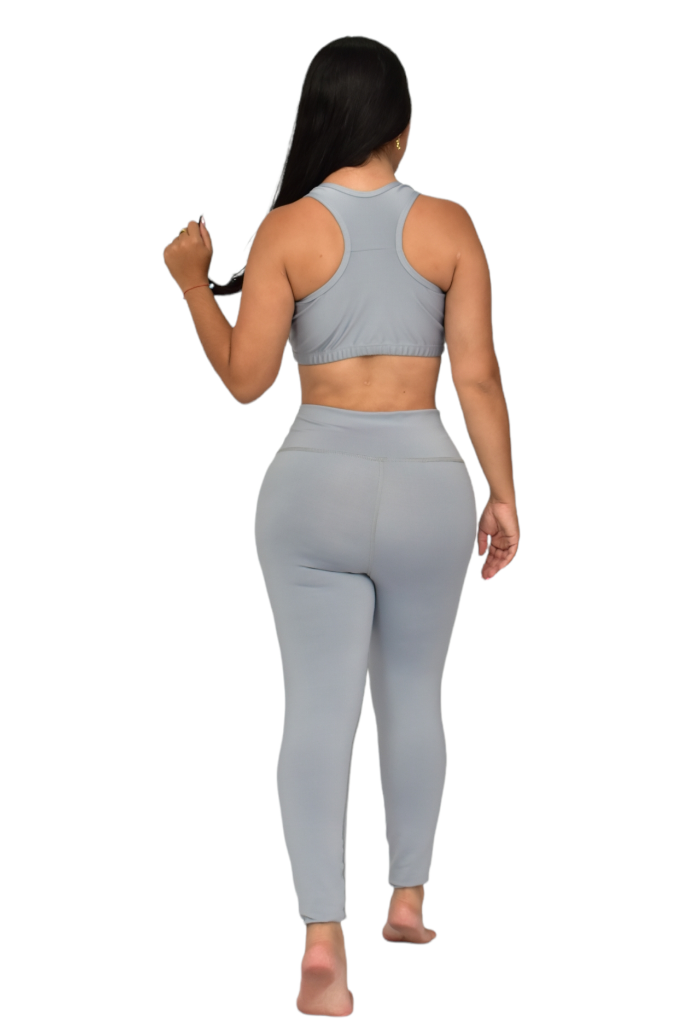LEGGINS SET 2 PIEZAS SUPLEX GRIS CLARO oversilvercolombia