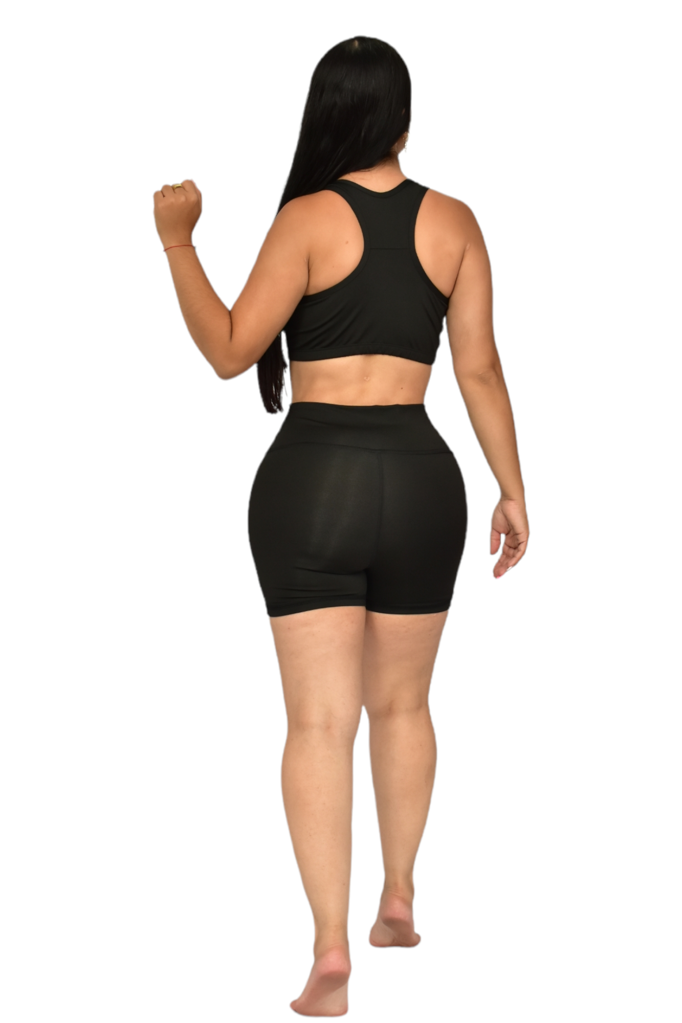 SHORT SET 2 PIEZAS SUPLEX NEGRO oversilvercolombia