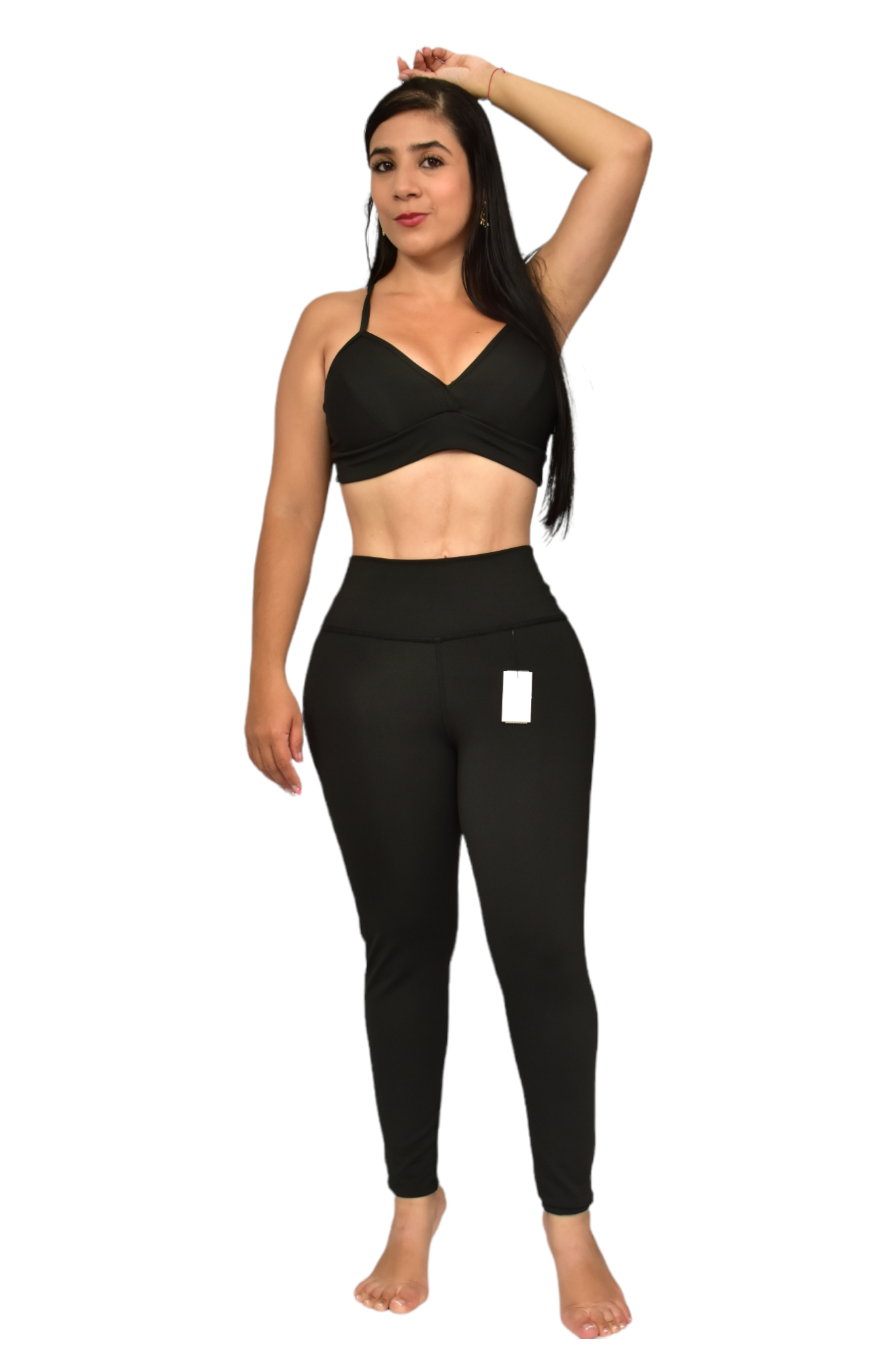 LEGGINS SET 2 PIEZAS SUPLEX NEGRO oversilvercolombia