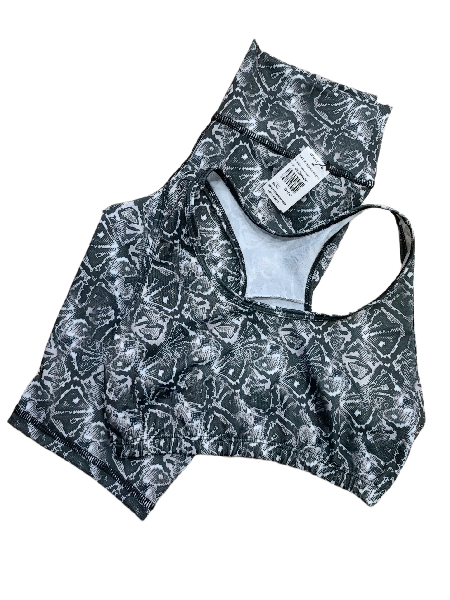 BIKER SET 2 PIEZAS SPORTGYM GRIS ESCAMA oversilvercolombia