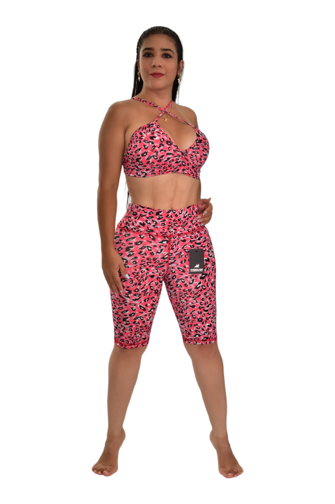 BIKER SET 2 PIEZAS SPORTGYM ANIMAL ROJO oversilvercolombia