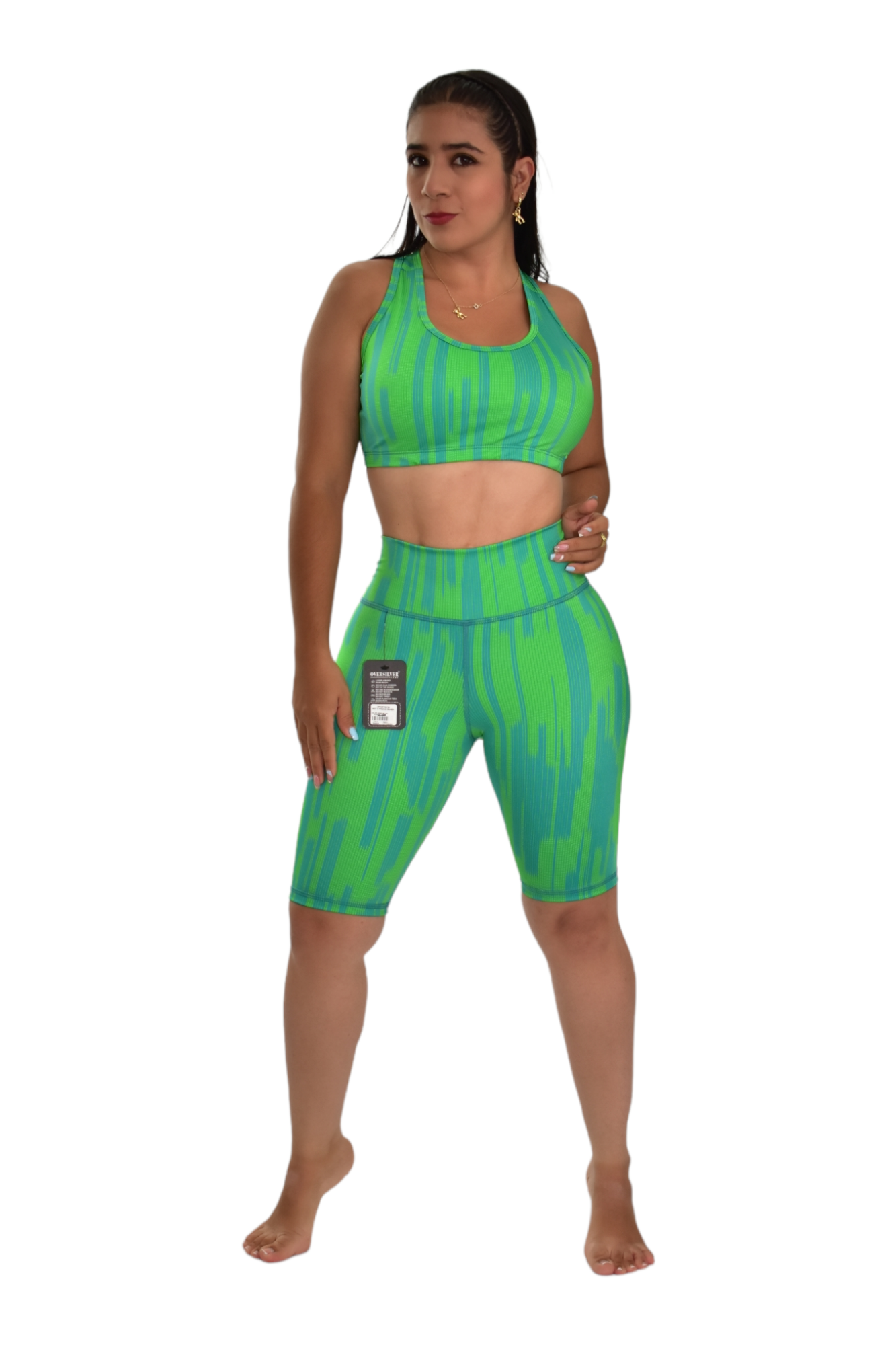 BIKER SET 2 PIEZAS SPORTGYM VERDE RALLAS oversilvercolombia